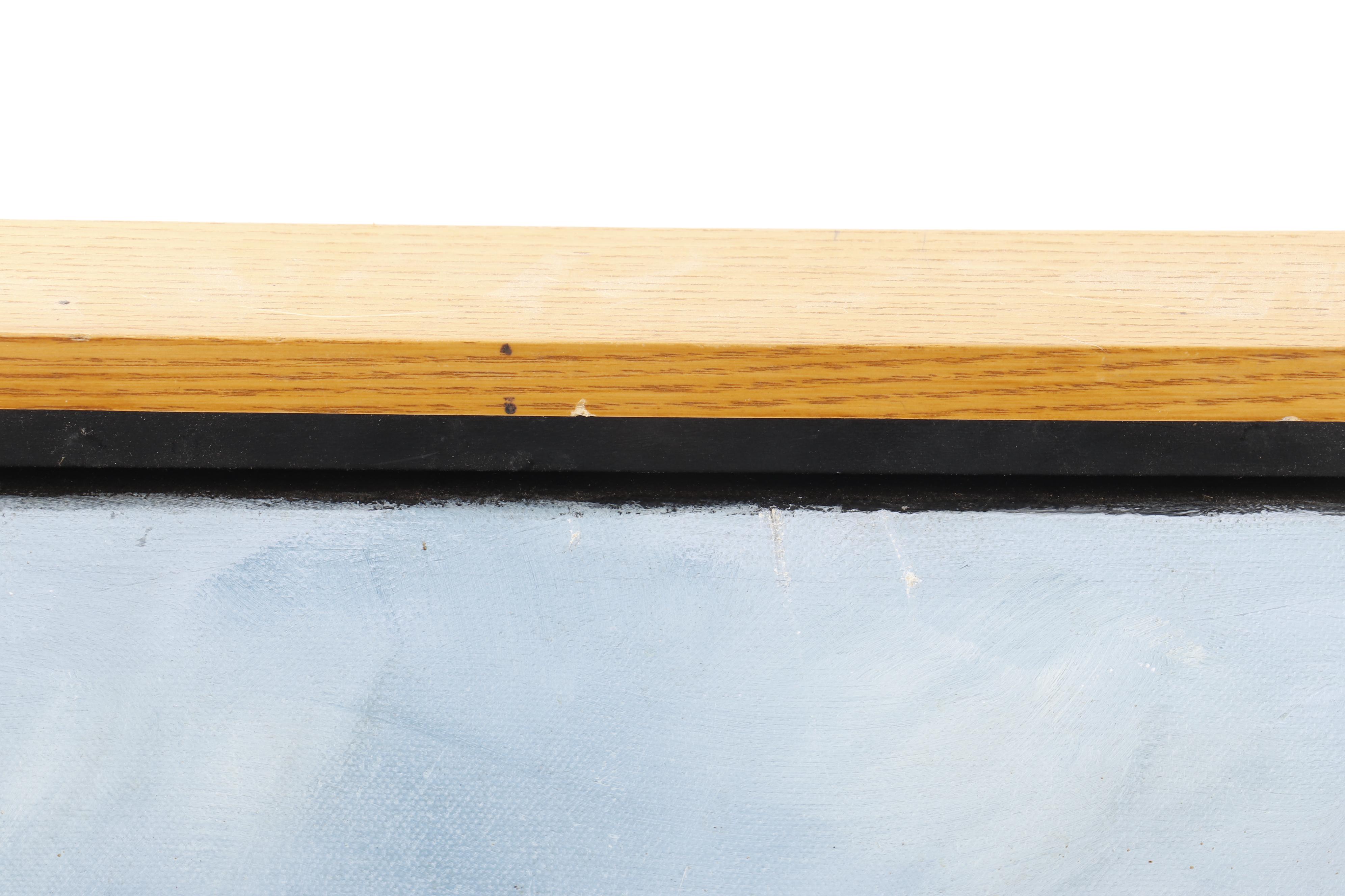 S. Rodwan Oil Painting "A View" Inscribed by Joan Cusack