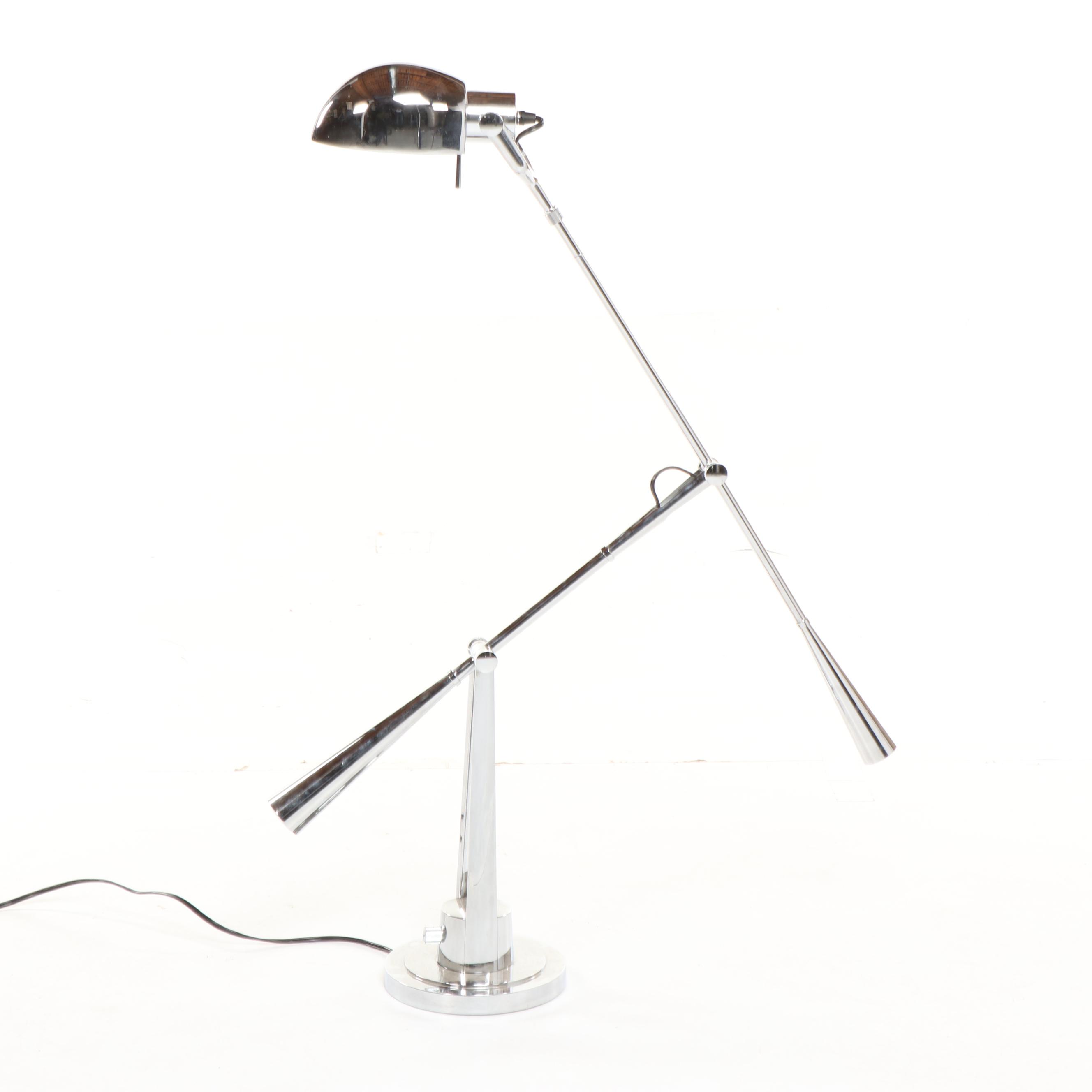 Ralph Lauren Equilibrium Brass Polished Nickel Table Lamp