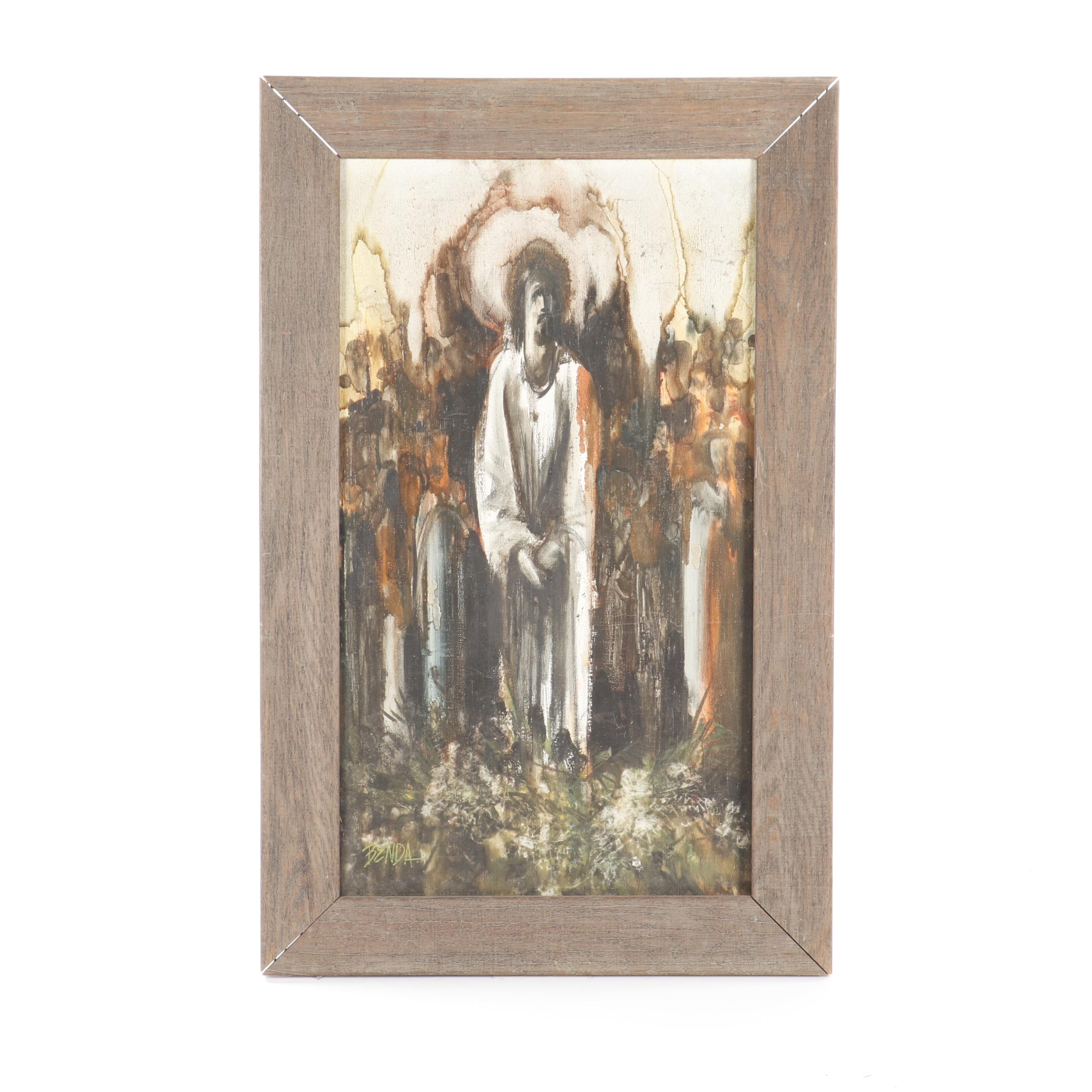 Richard R. Benda Portrait Oil Painting