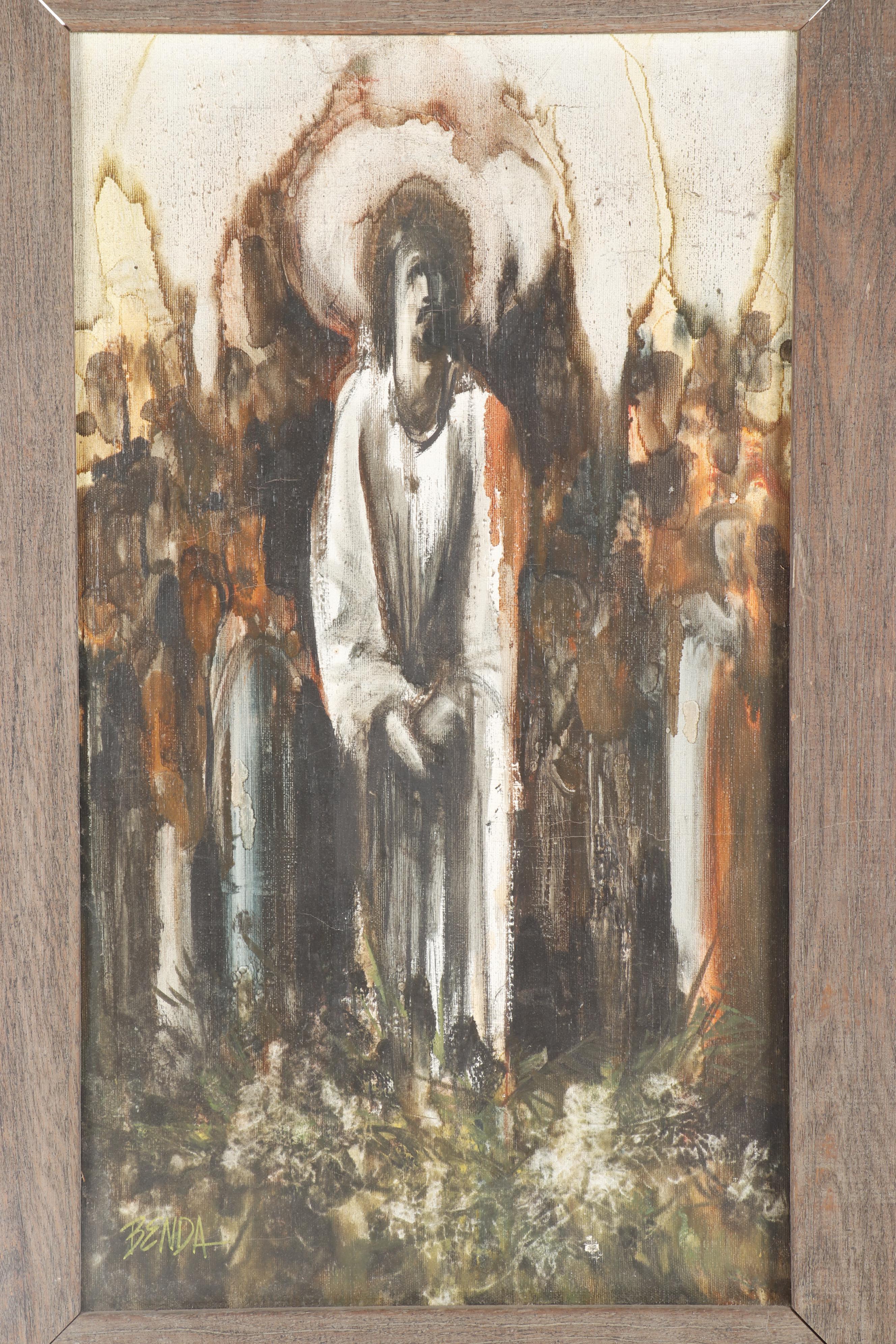 Richard R. Benda Portrait Oil Painting