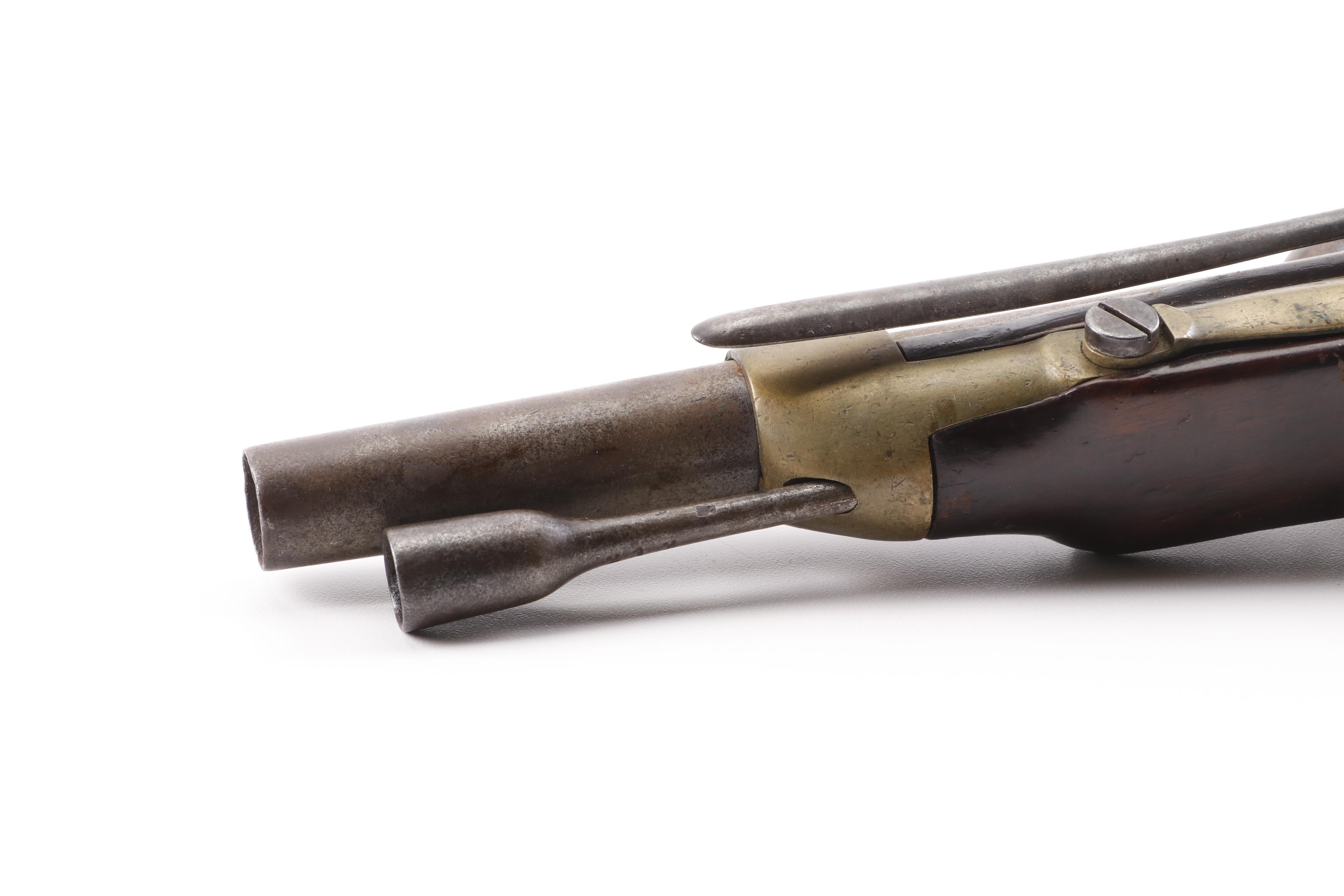 French Tulle M1822 Percussion Conversion Pistol, Early to Mid 19th Century