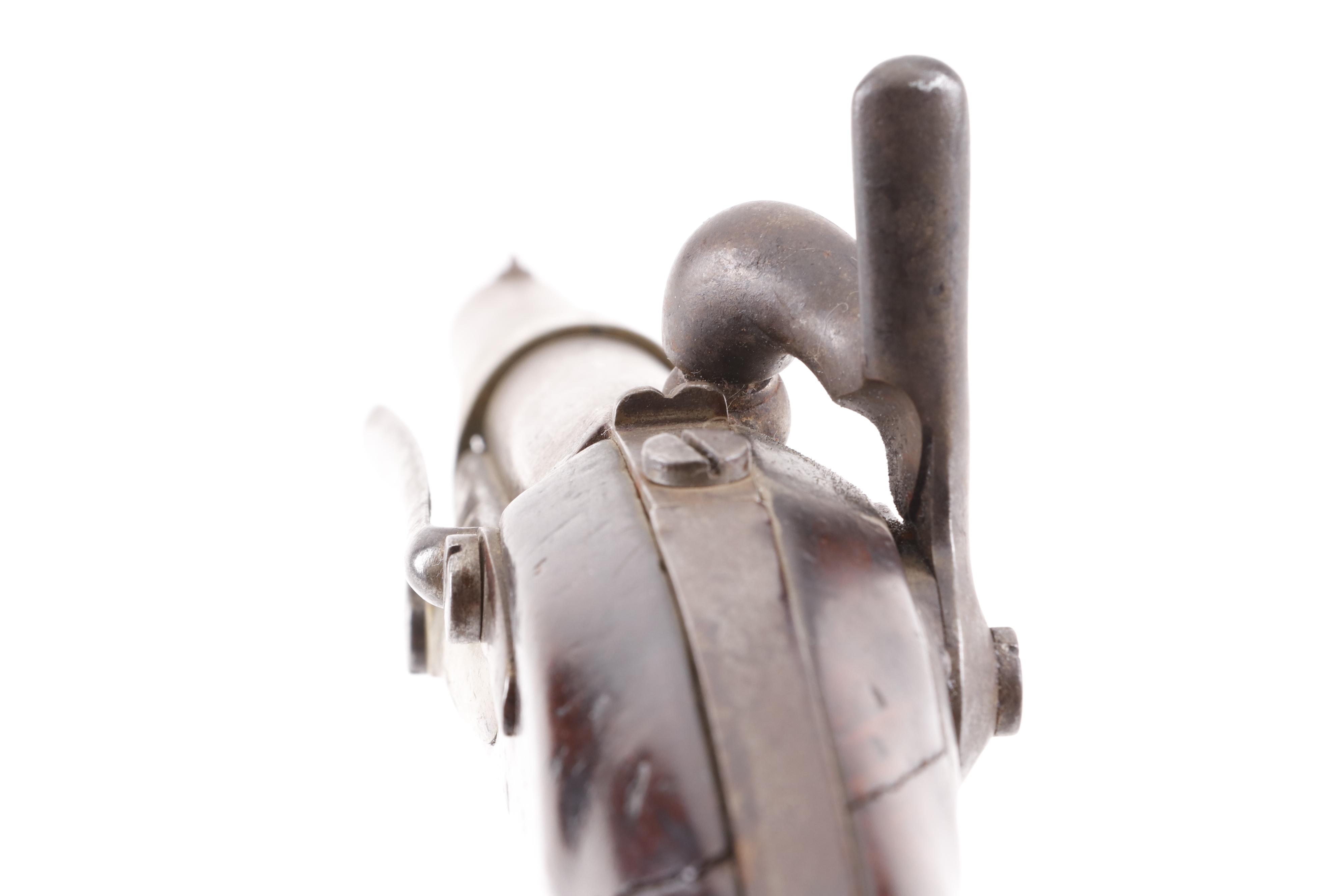 French Tulle M1822 Percussion Conversion Pistol, Early to Mid 19th Century