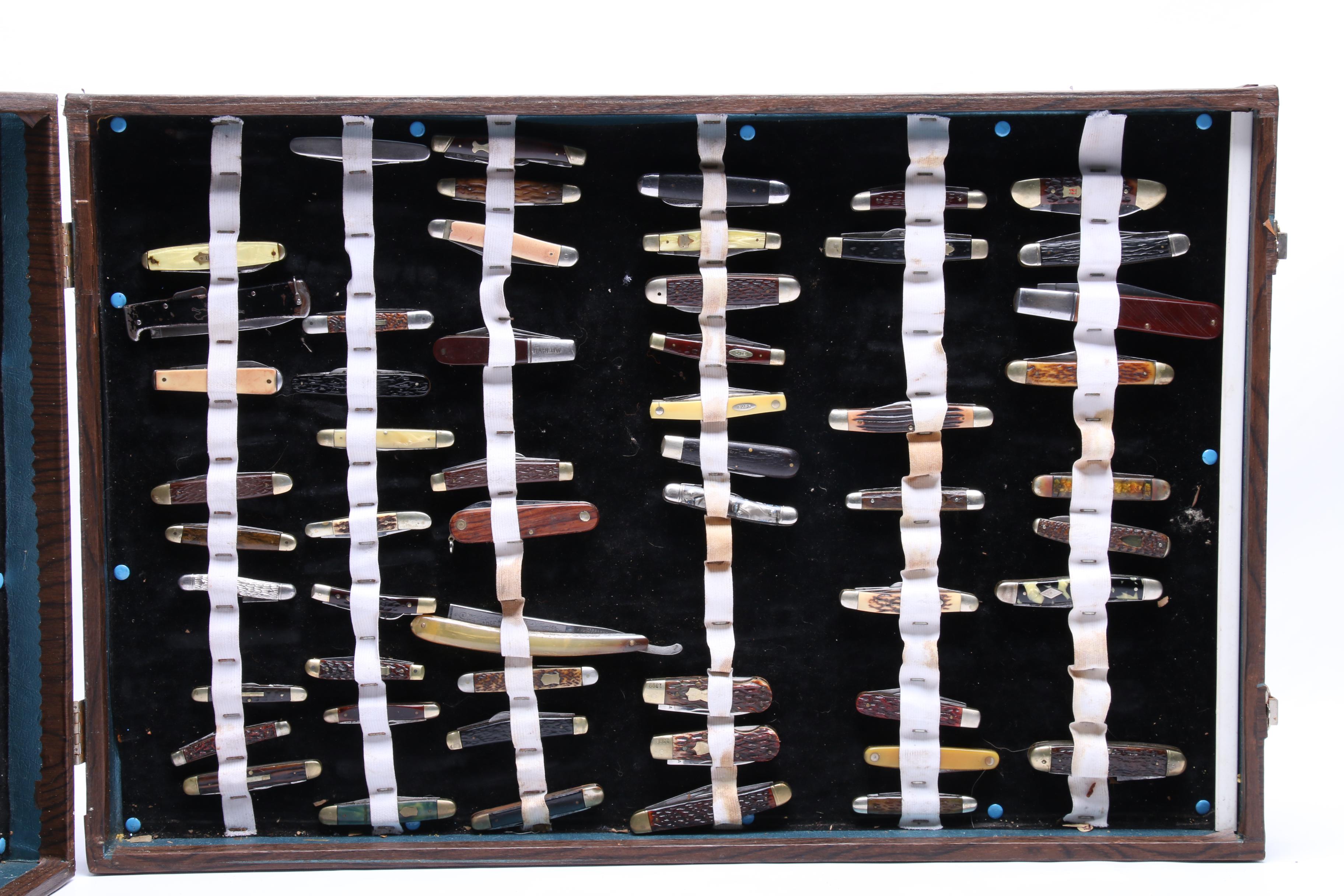 Generous Collection of Ninety Vintage Pocket Knives