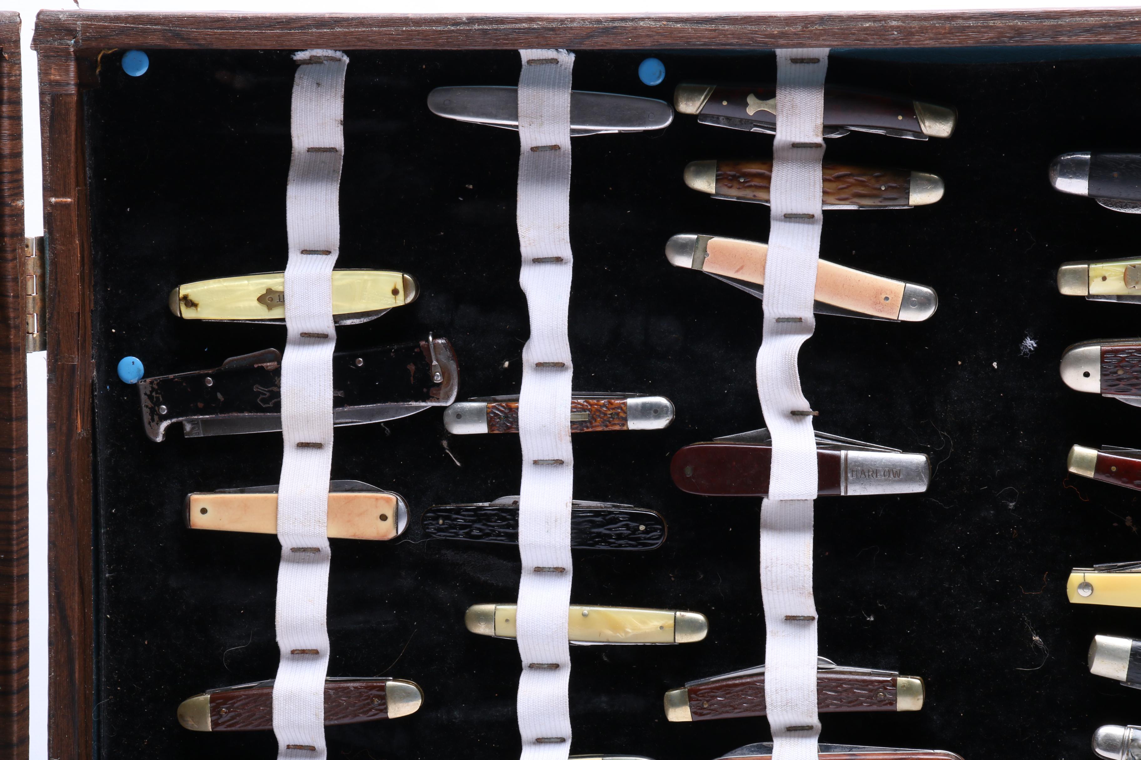 Generous Collection of Ninety Vintage Pocket Knives