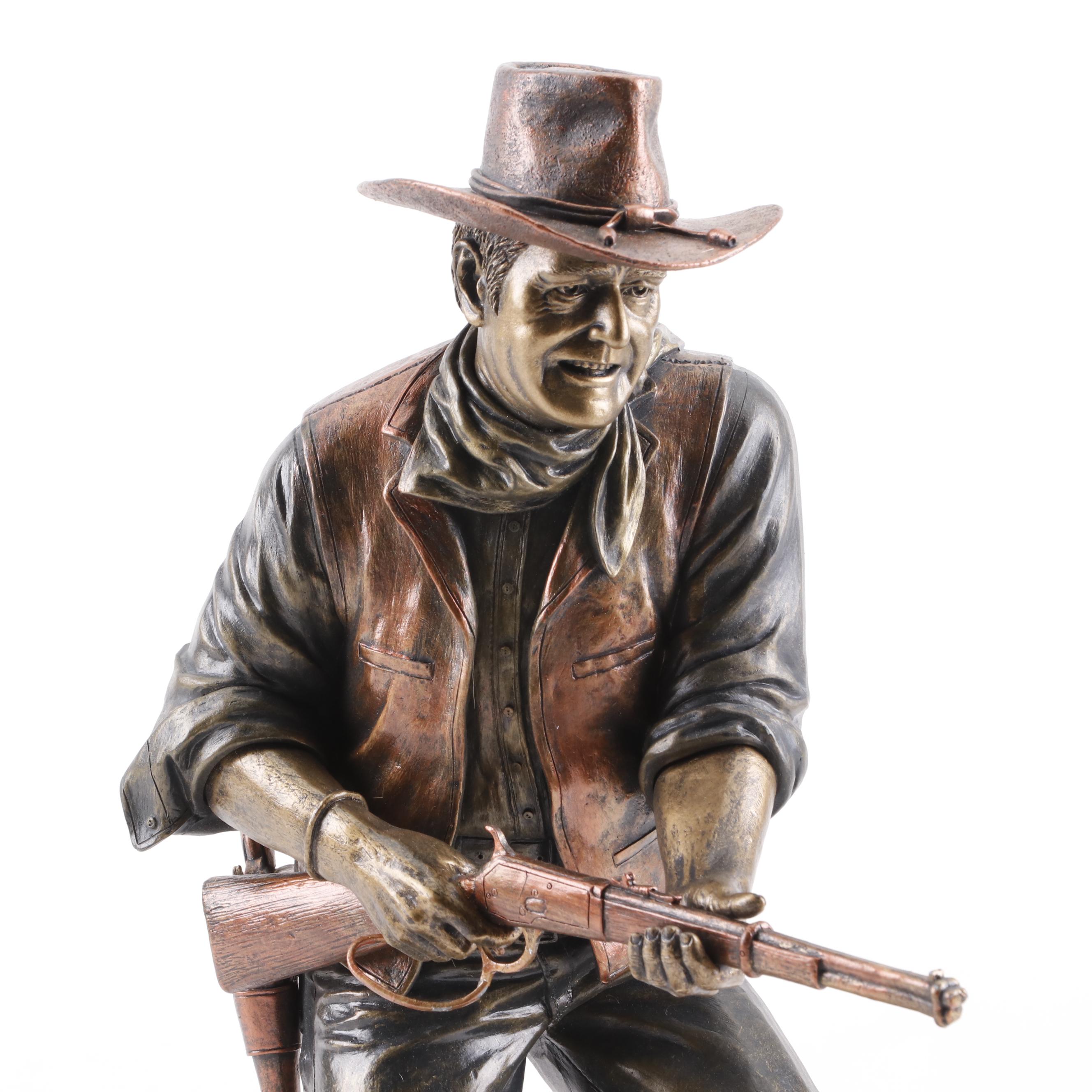 The Bradford Exchange John Wayne "Lawman" Sculpture