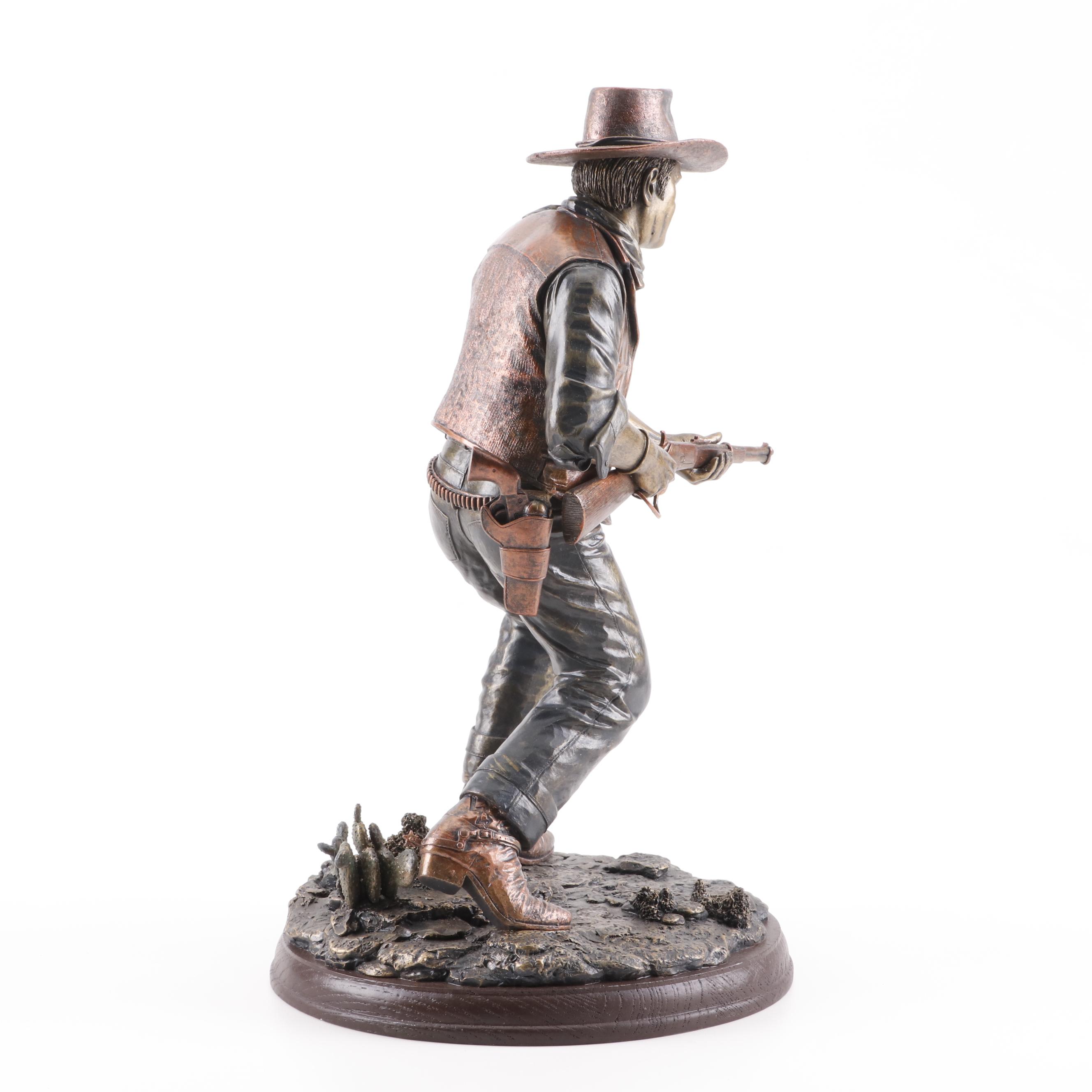 The Bradford Exchange John Wayne "Lawman" Sculpture