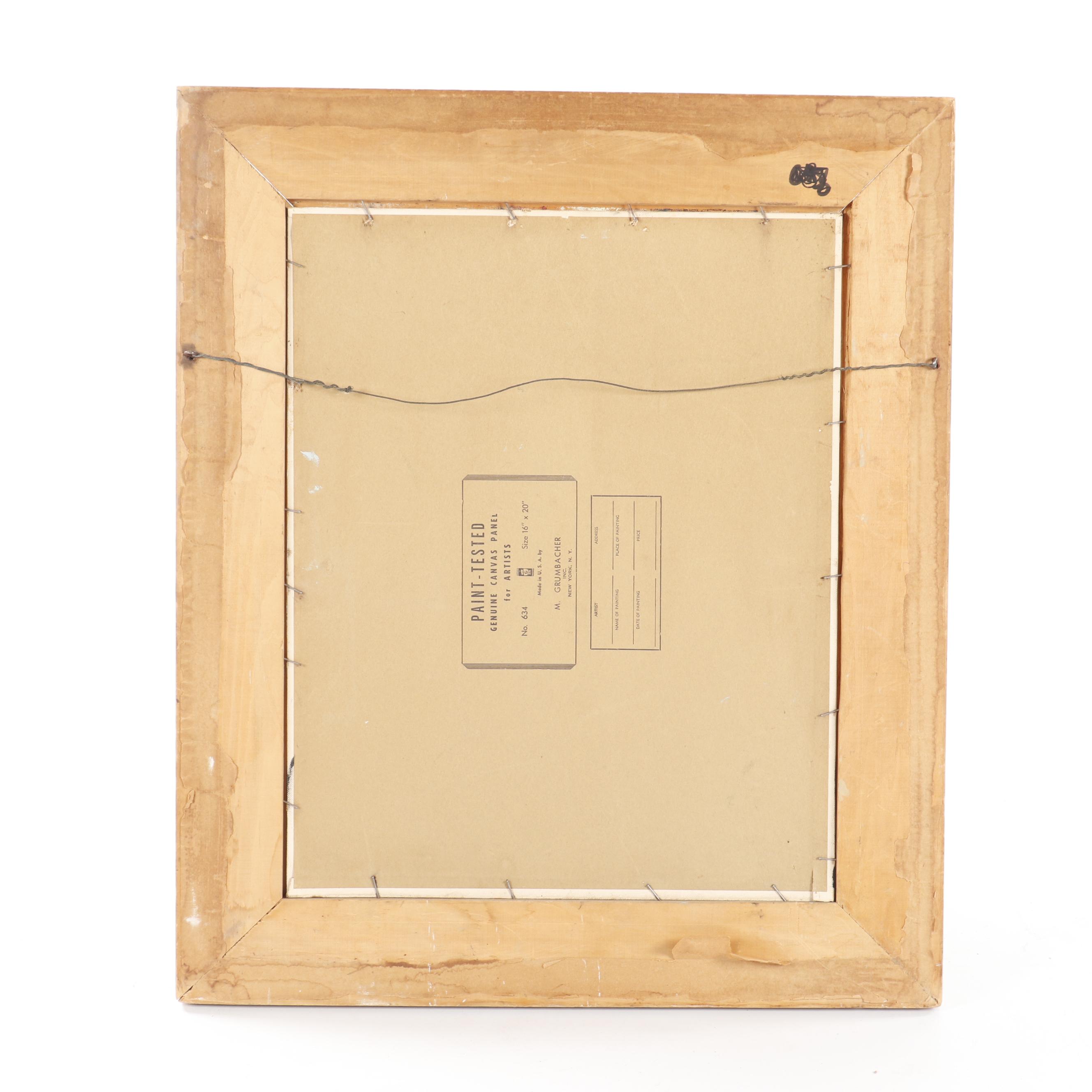 Estelle Fedelle Oil Painting "1/2 Hr. Sketch"