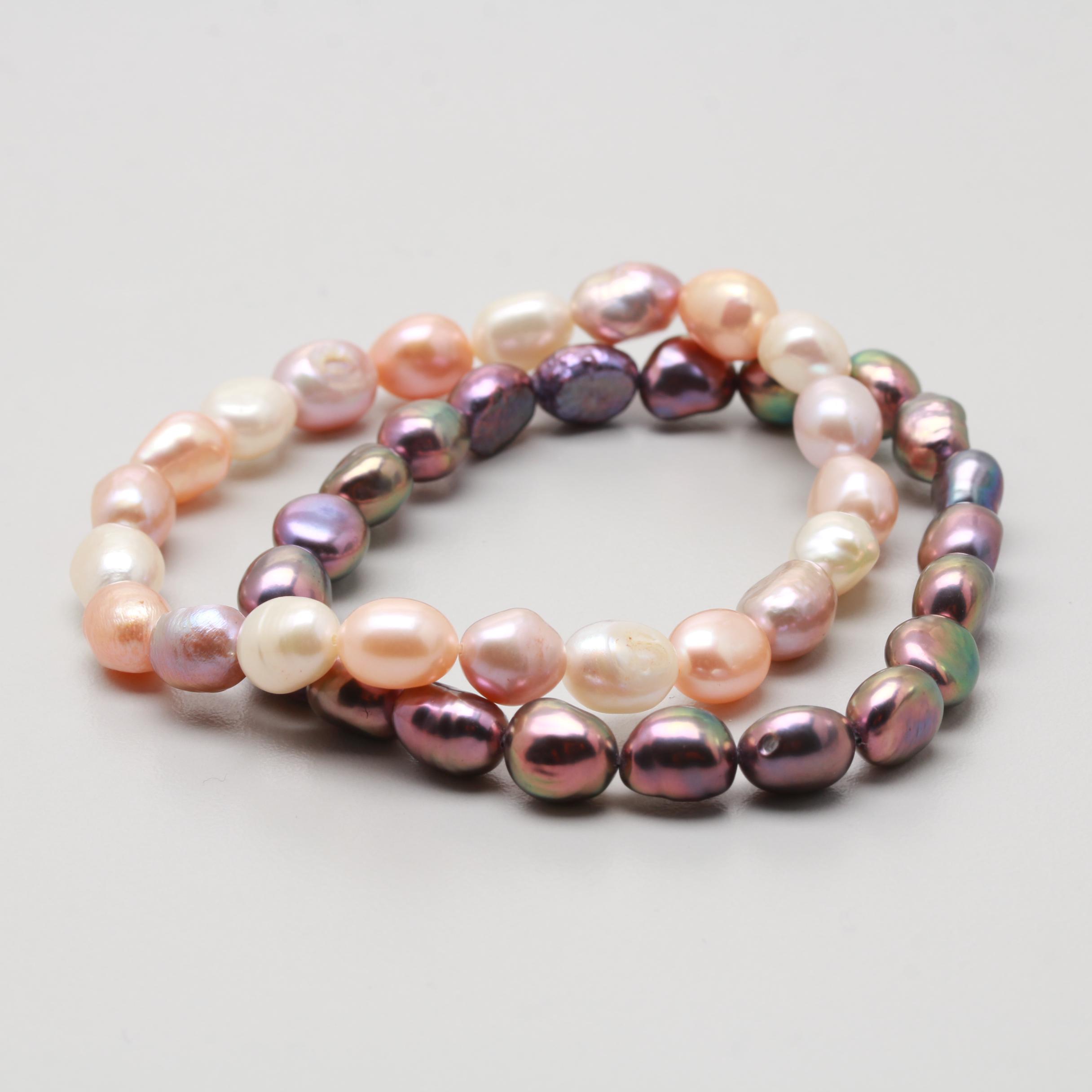 Cultured Pearl Expandable Bracelets
