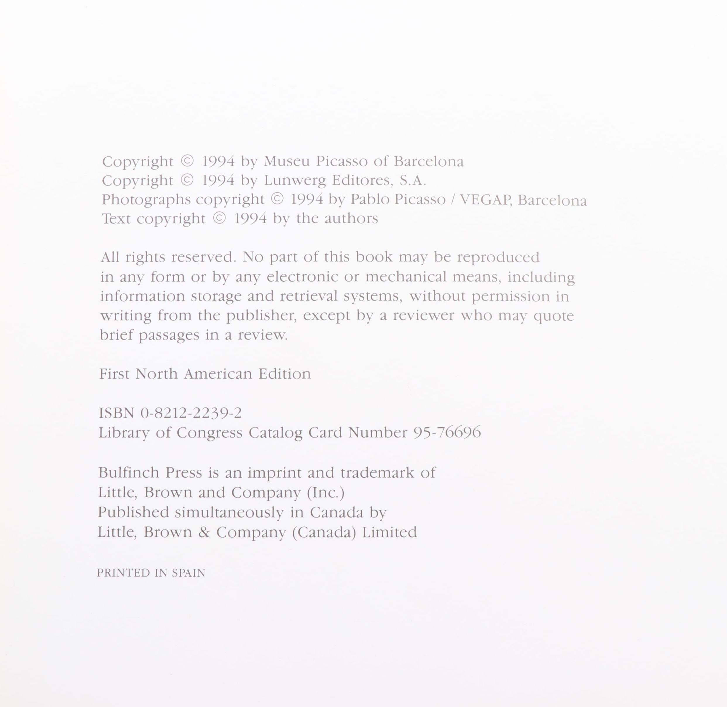 Pablo Picasso Art Books Collection