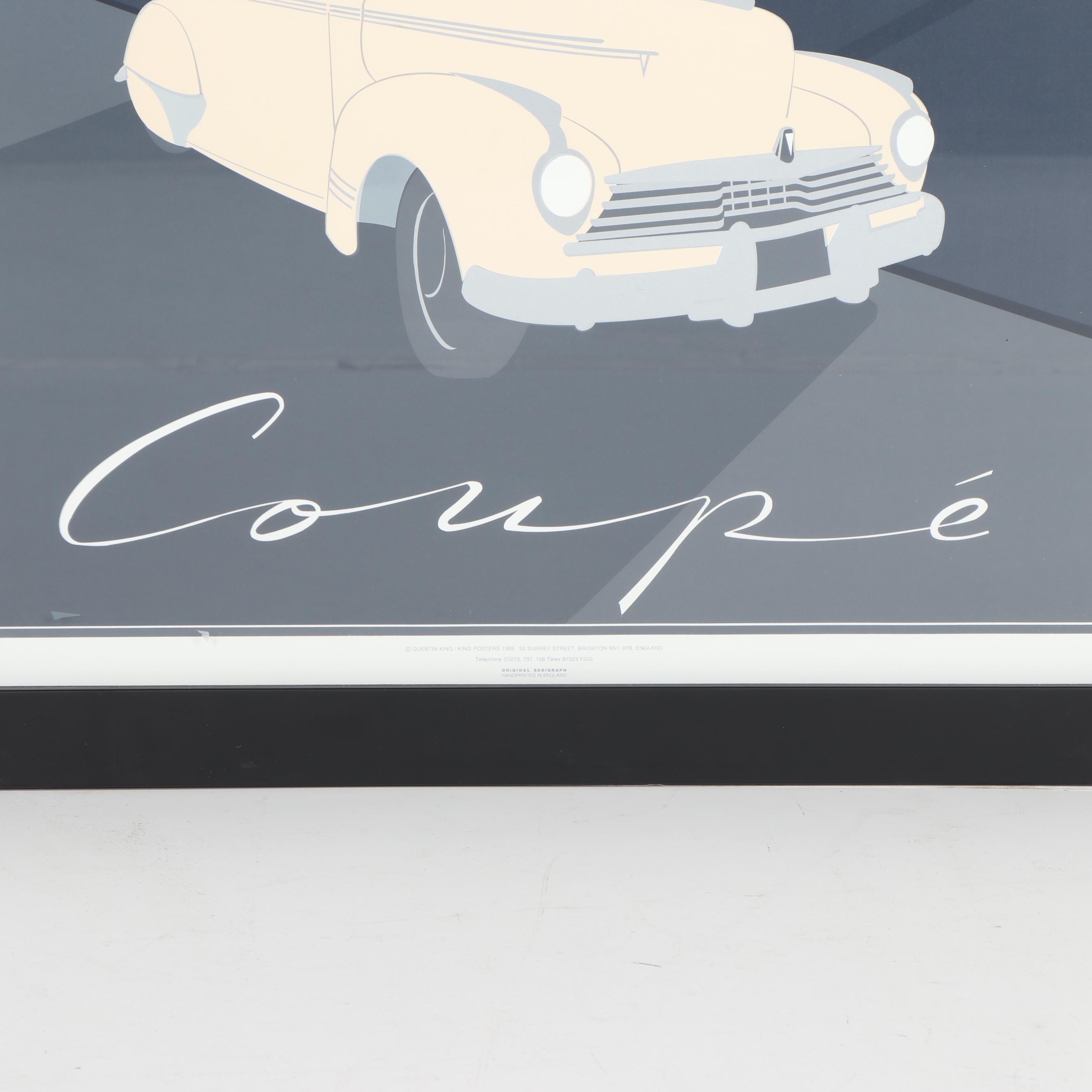 Quentin King Serigraph "Coupe"