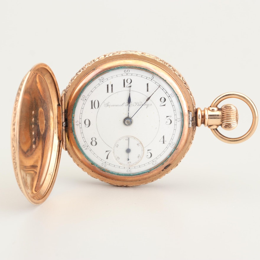 Samuel H. Kirby Crescent Watch Case Co. Gold Filled Pocket Watch