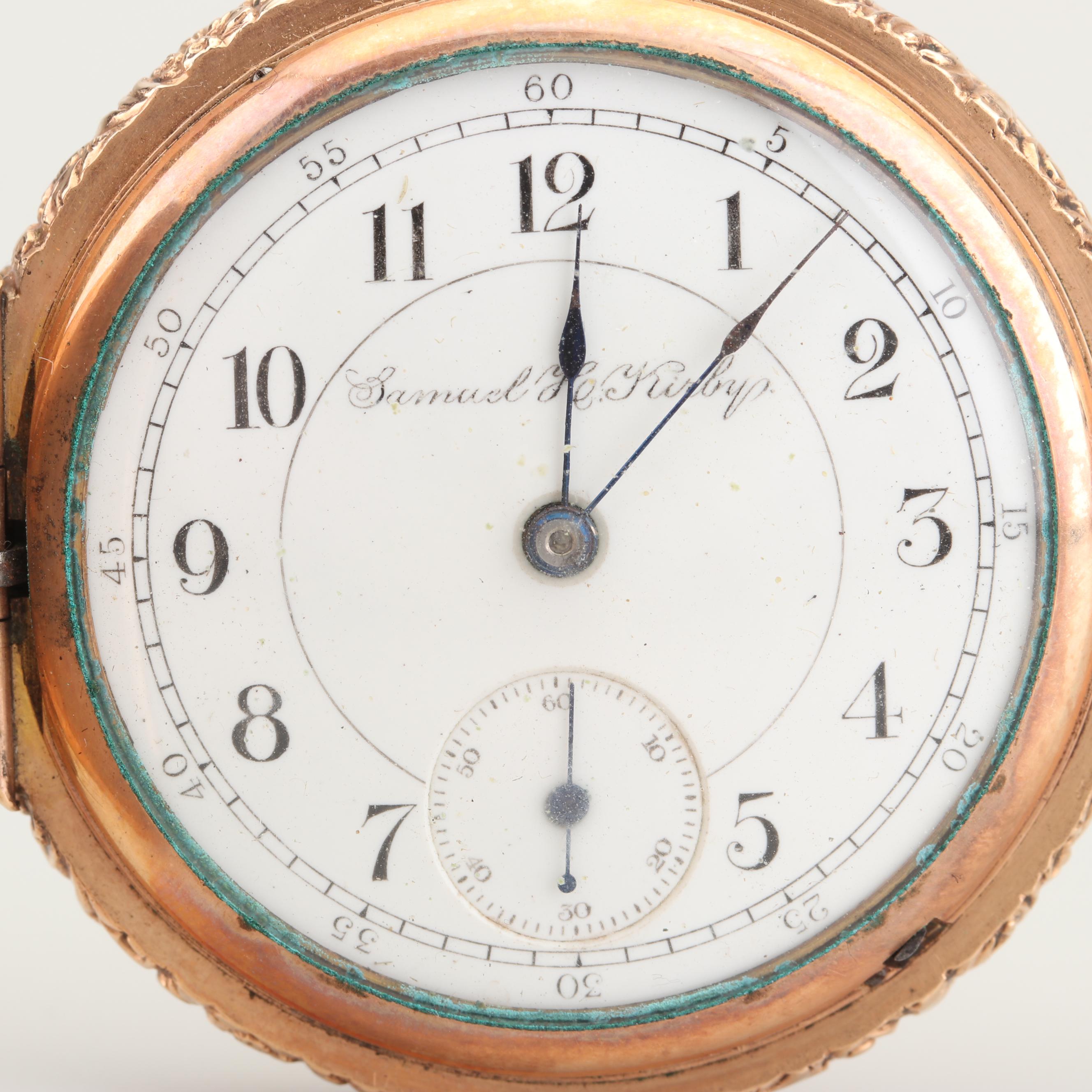 Samuel H. Kirby Crescent Watch Case Co. Gold Filled Pocket Watch
