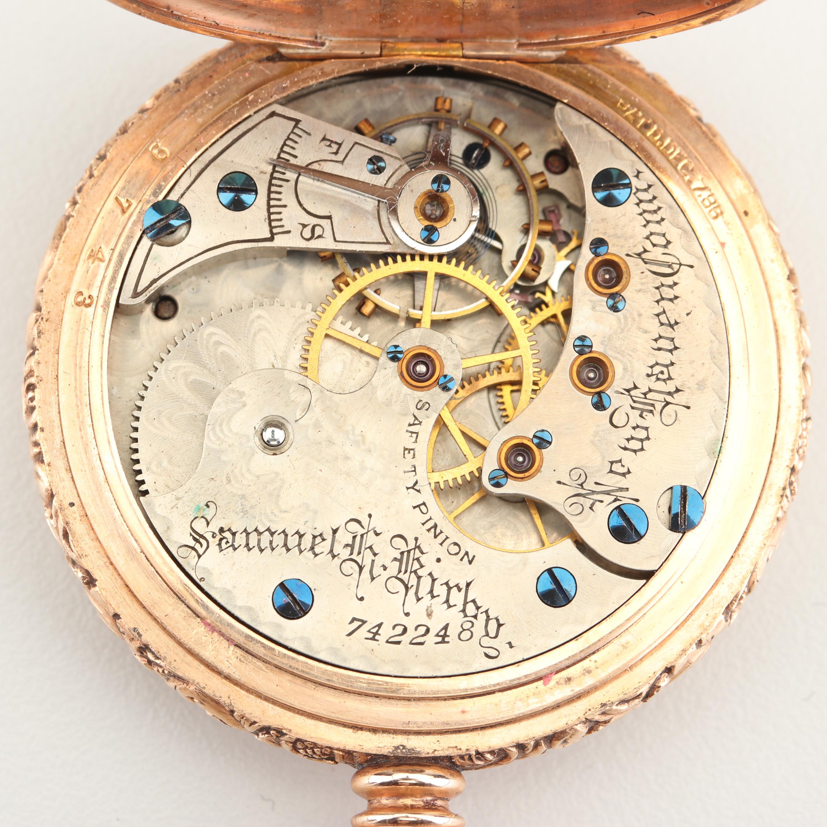 Samuel H. Kirby Crescent Watch Case Co. Gold Filled Pocket Watch