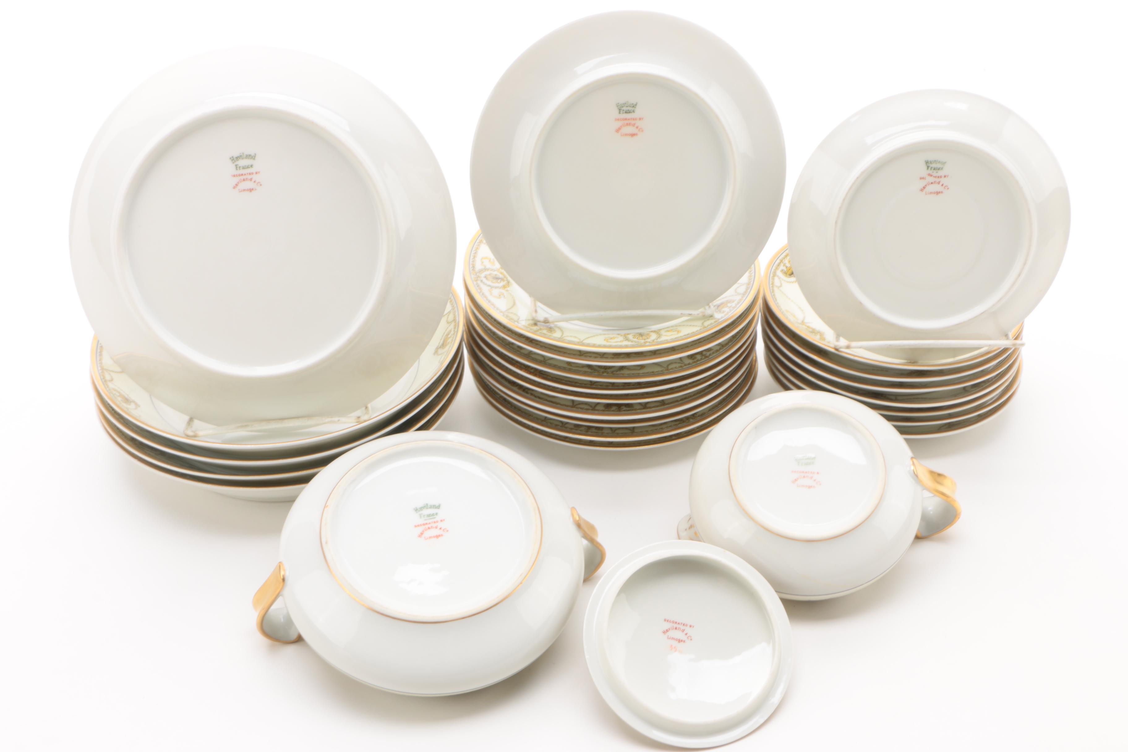 Haviland Limoges "Eugenie" Porcelain Dinnerware c. 1889-1931