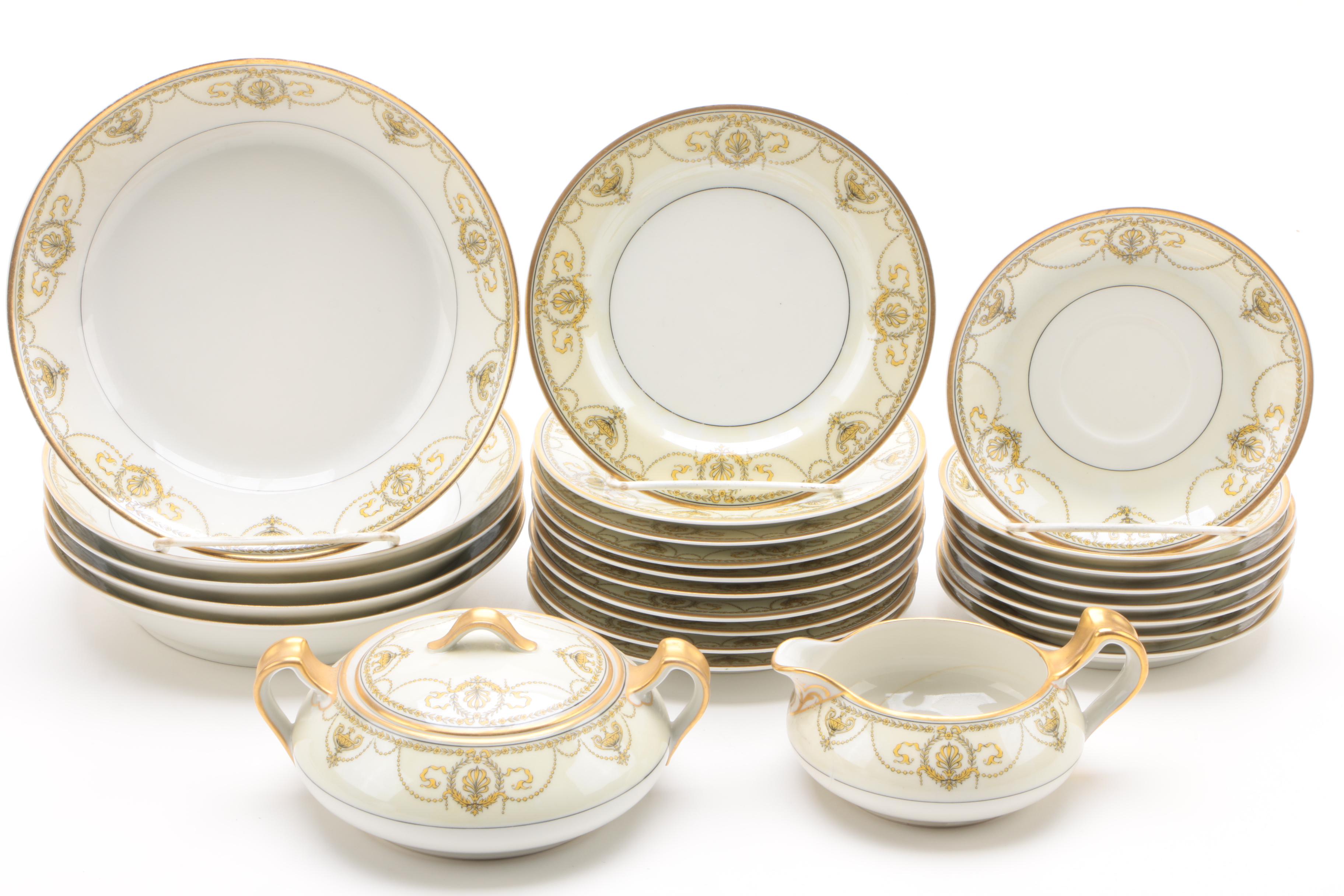 Haviland Limoges "Eugenie" Porcelain Dinnerware c. 1889-1931