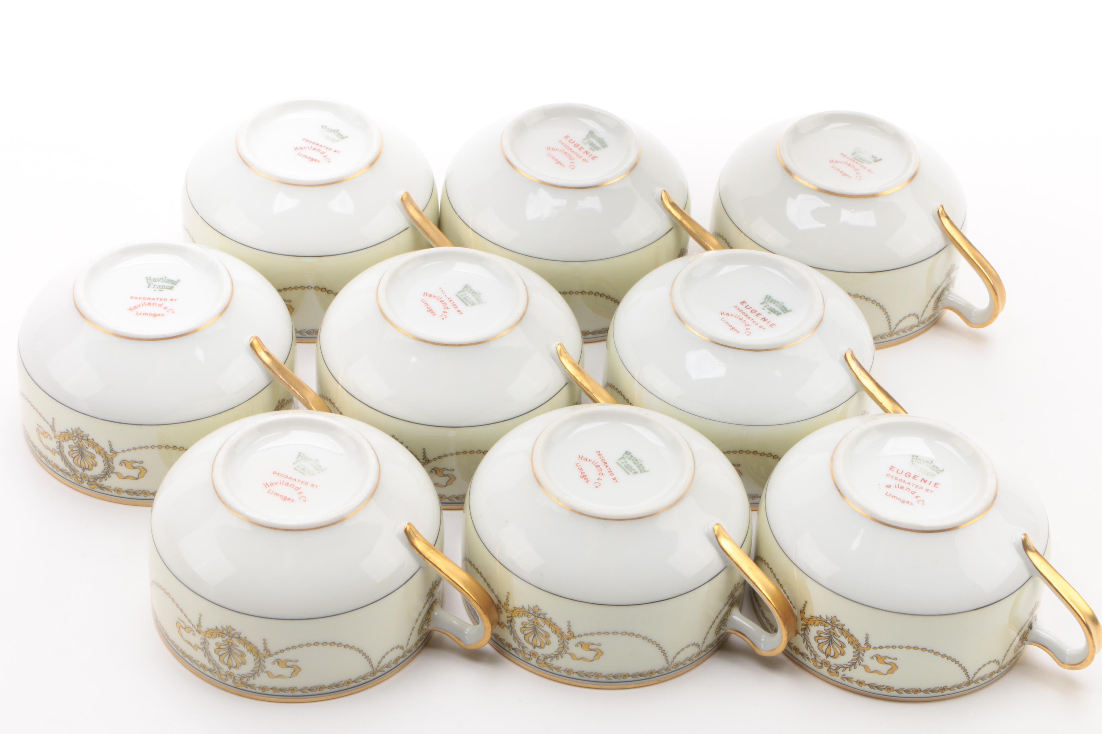 Haviland Limoges "Eugenie" Porcelain Dinnerware c. 1889-1931