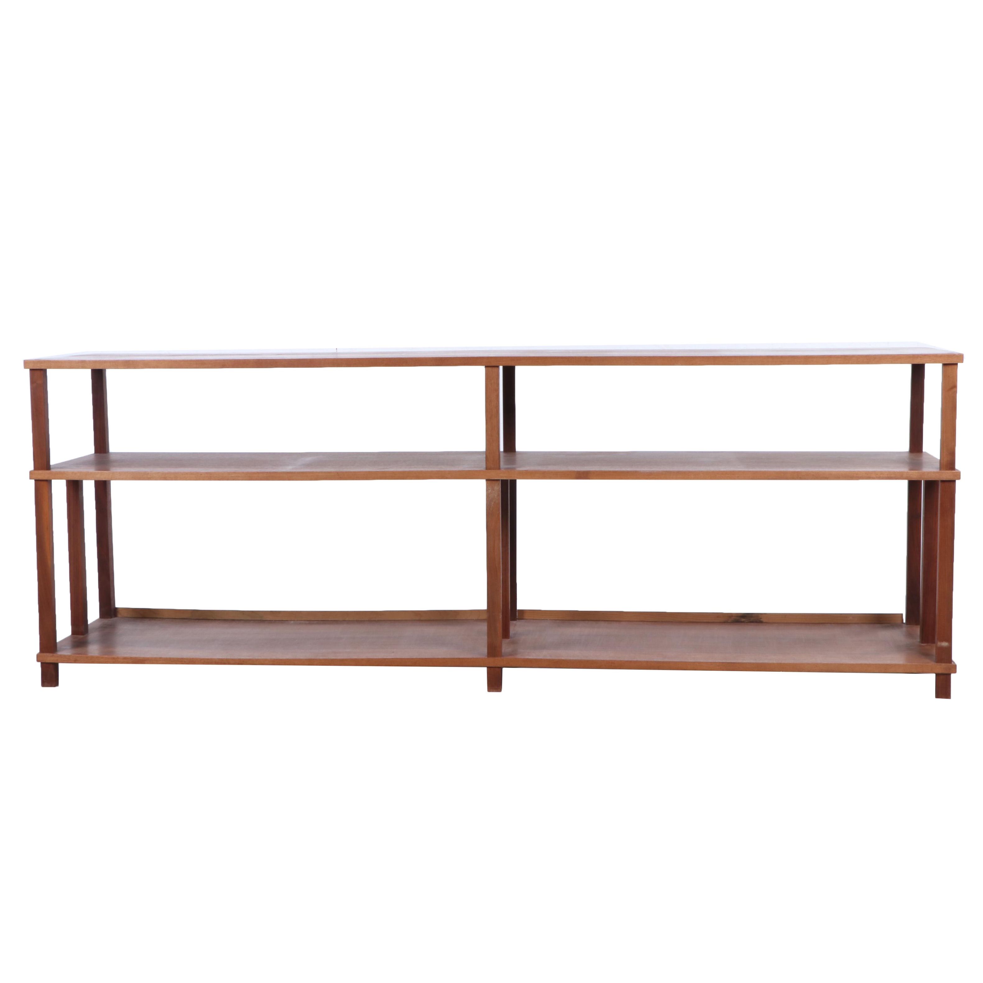 Mid Century Modern Teak Open Shelving Unit, 20th Century