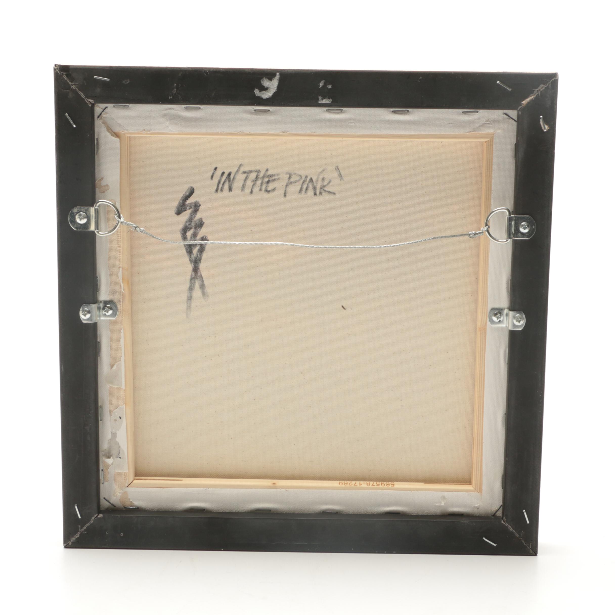 Sarah Brown Acrylic Painting "In the Pink"