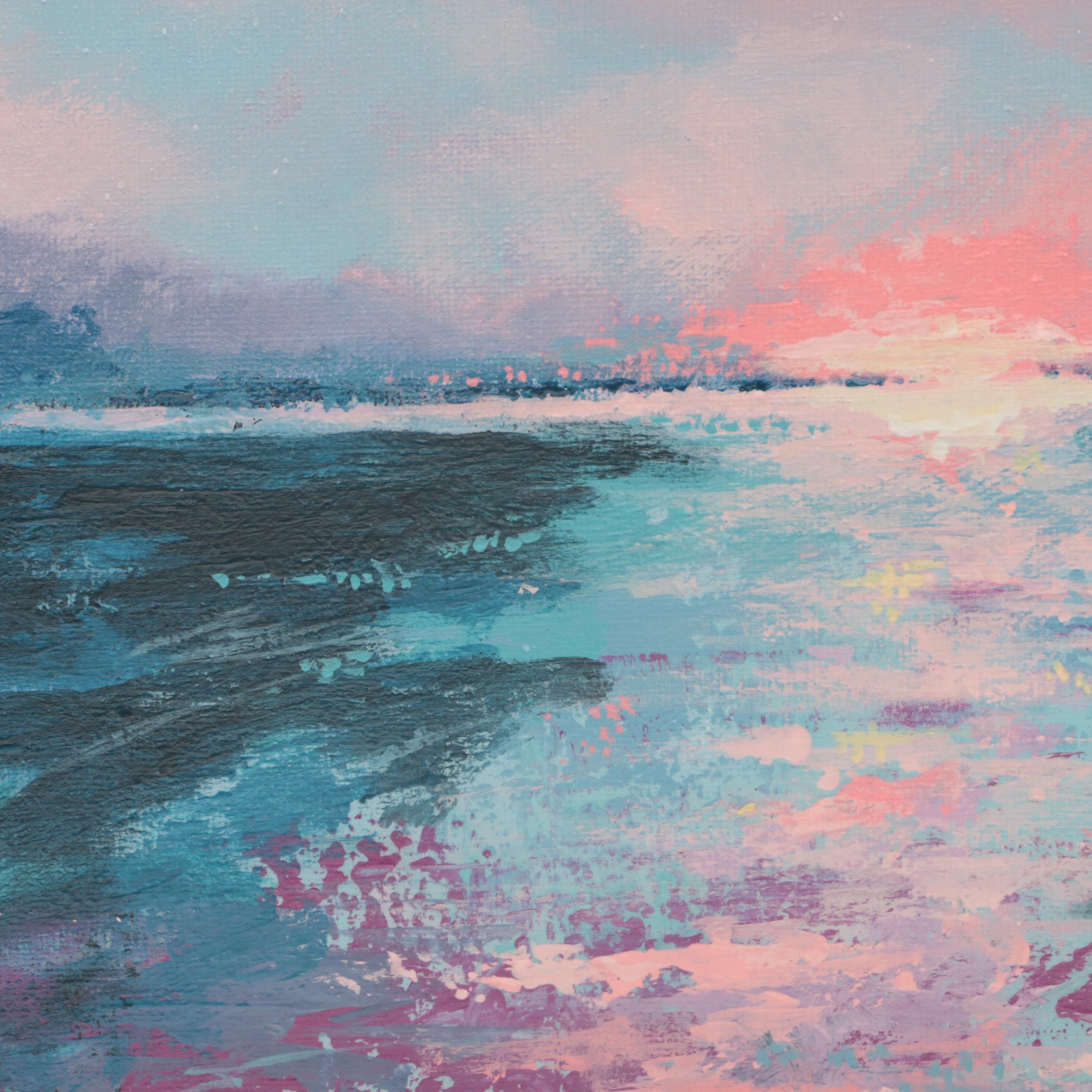 Sarah Brown Acrylic Painting "In the Pink"