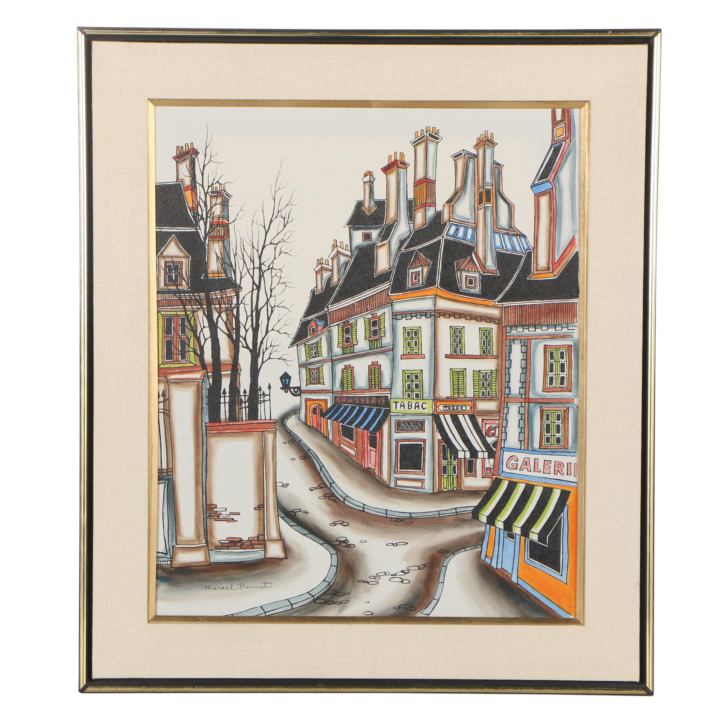 Marcel Barrat Oil Painting