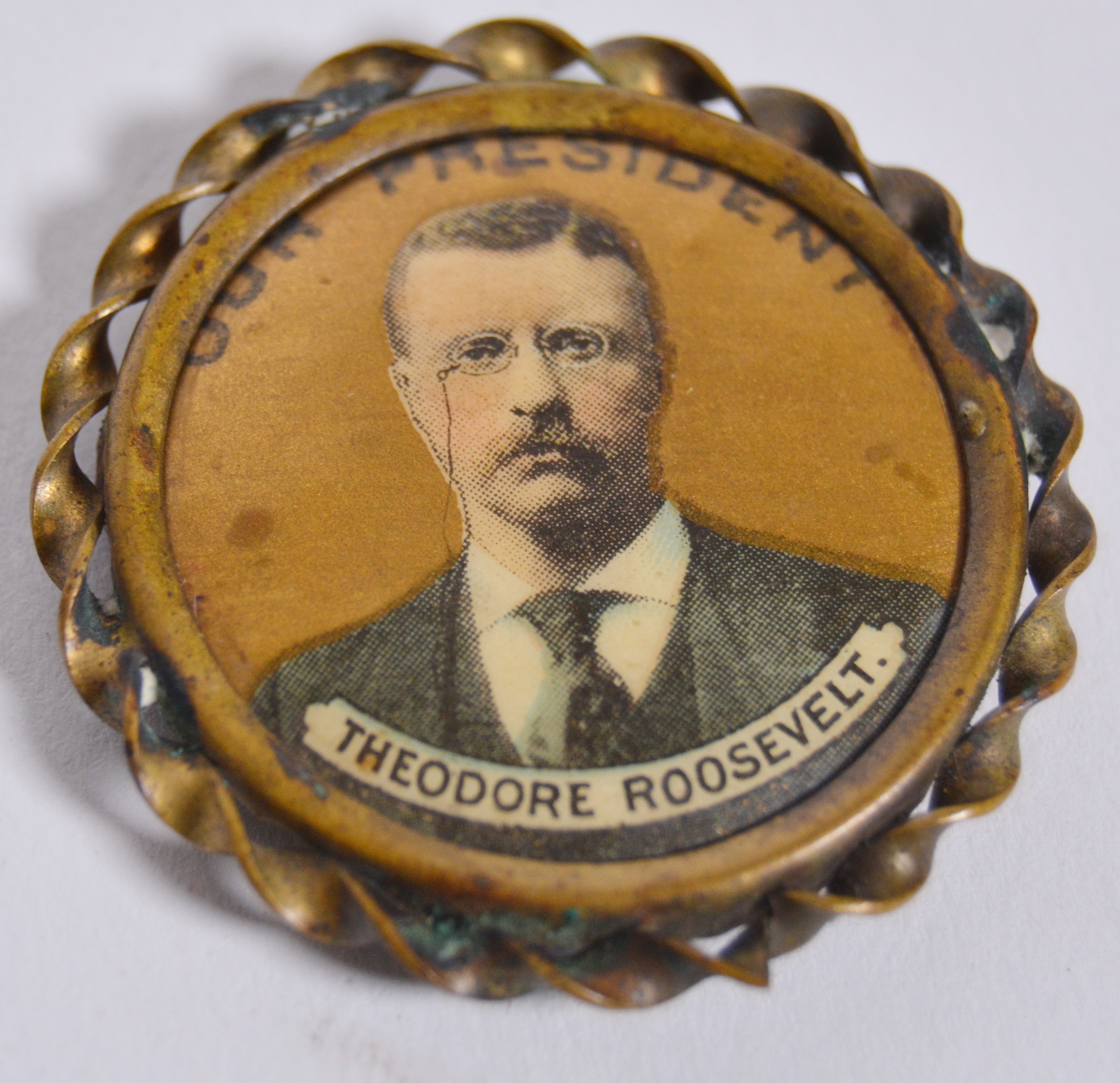 Theodore Roosevelt Campaign Pin