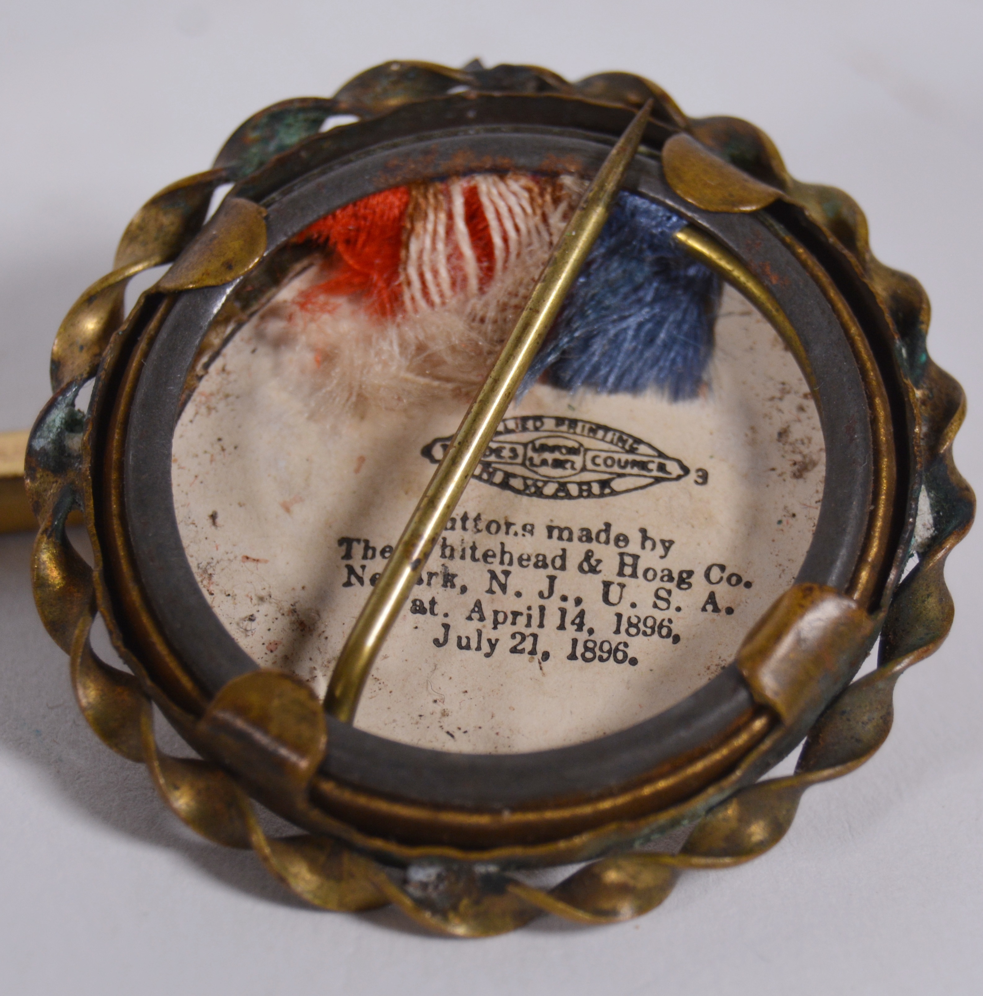 Theodore Roosevelt Campaign Pin