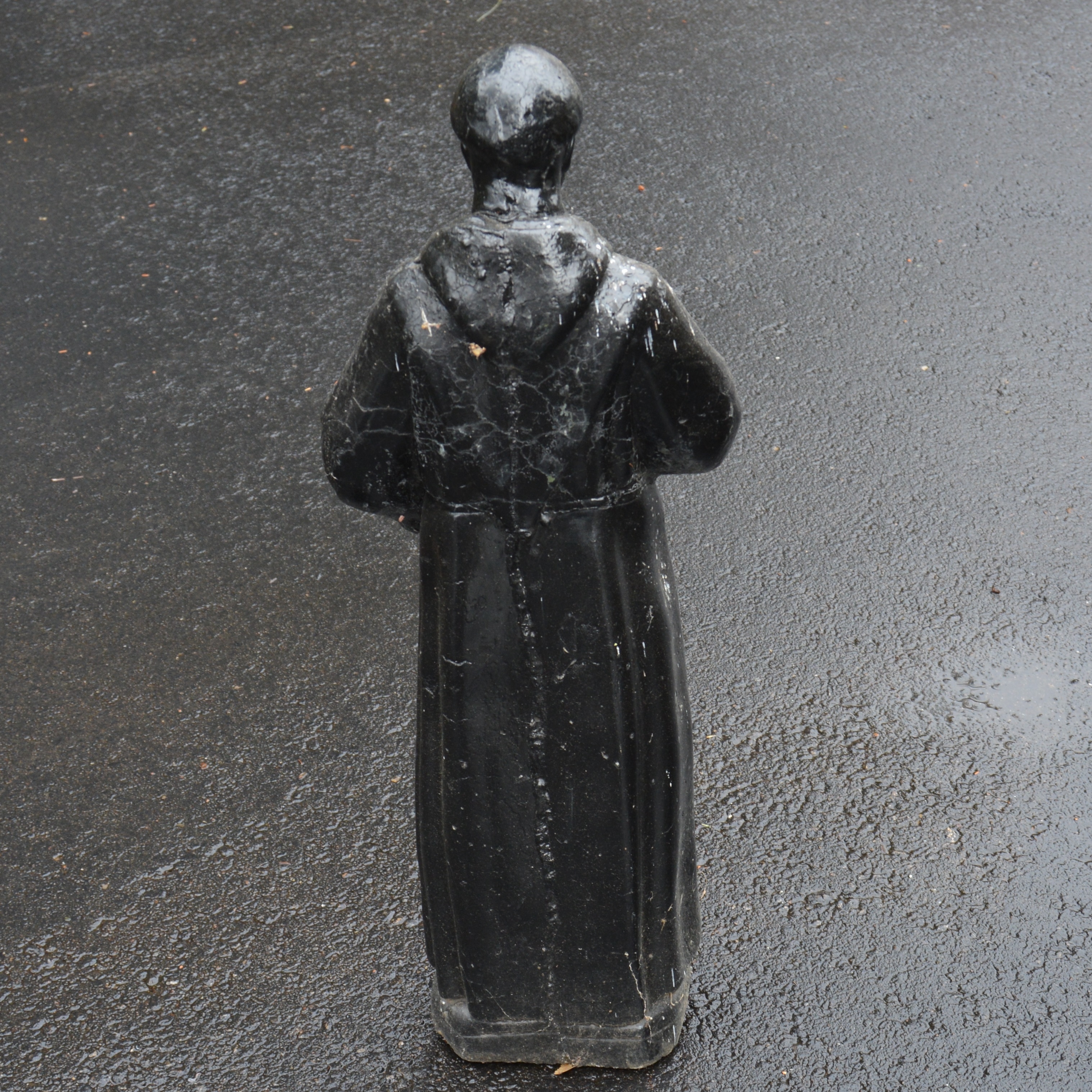 St Francis Painted Concrete Garden Statue