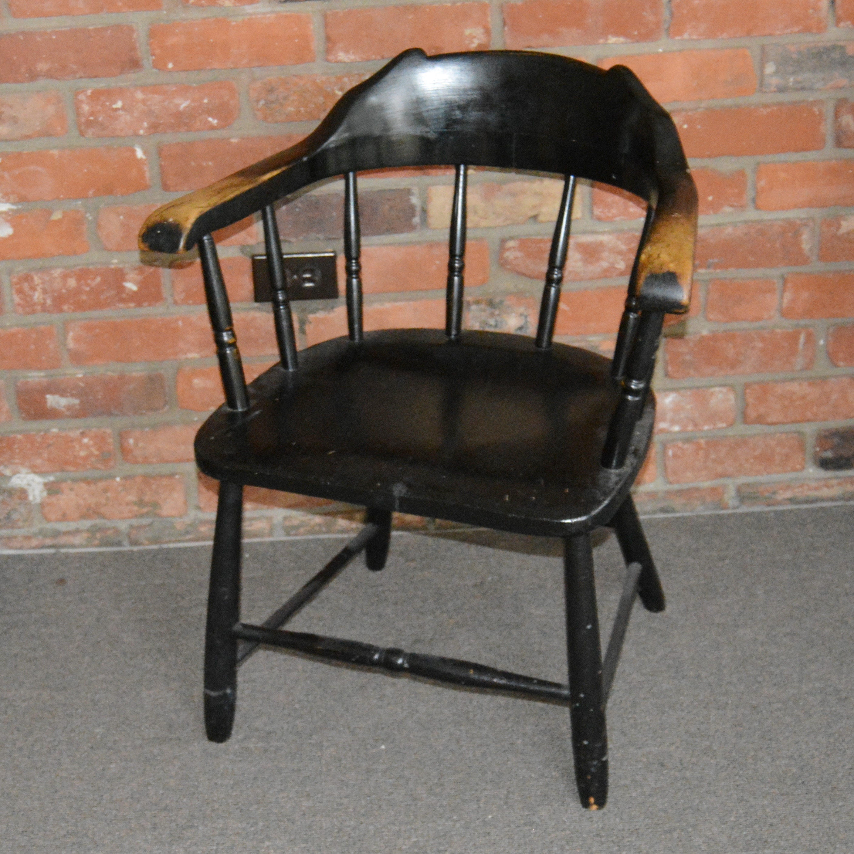 Naval Captains Chair, Late 19th Century