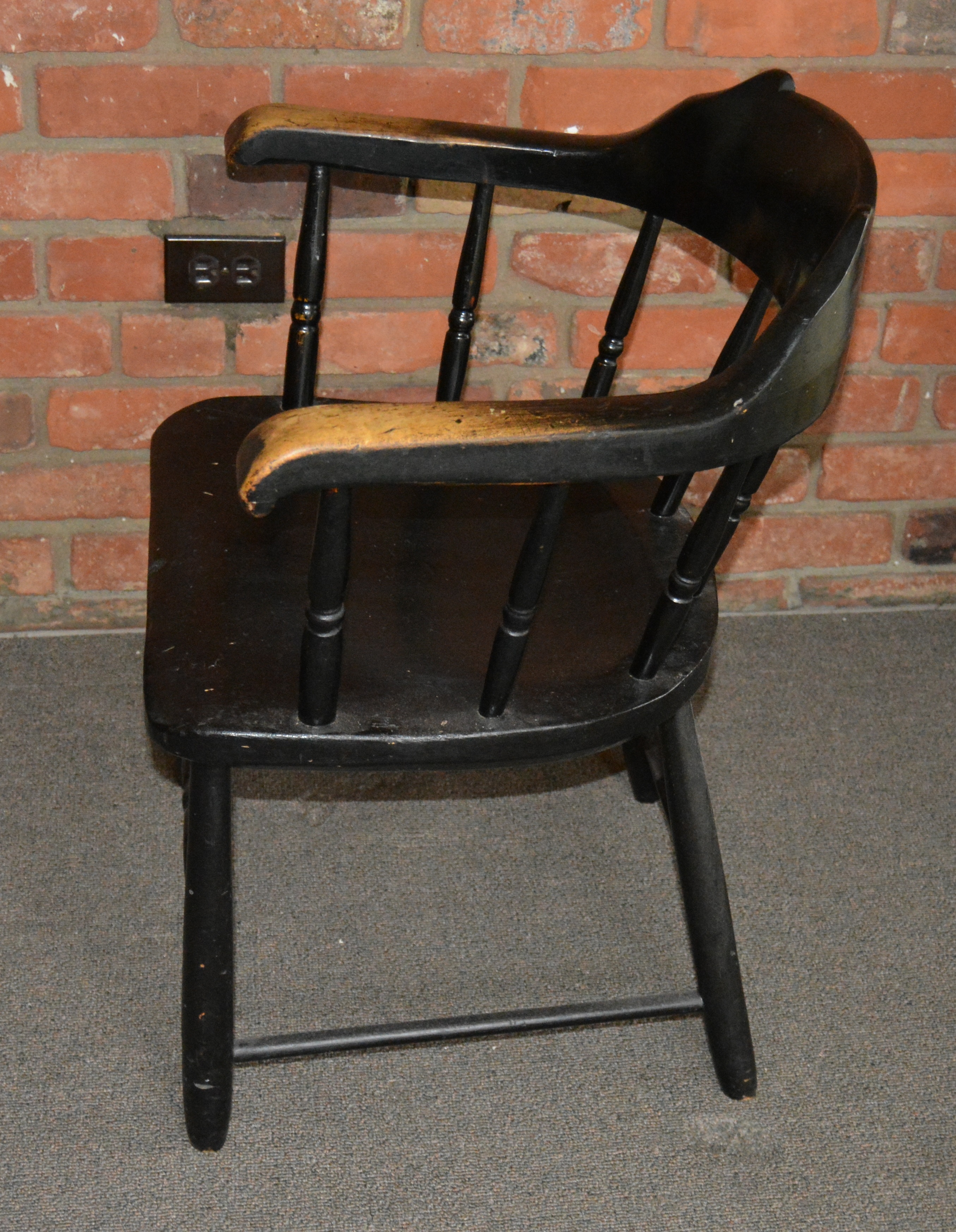 Naval Captains Chair, Late 19th Century