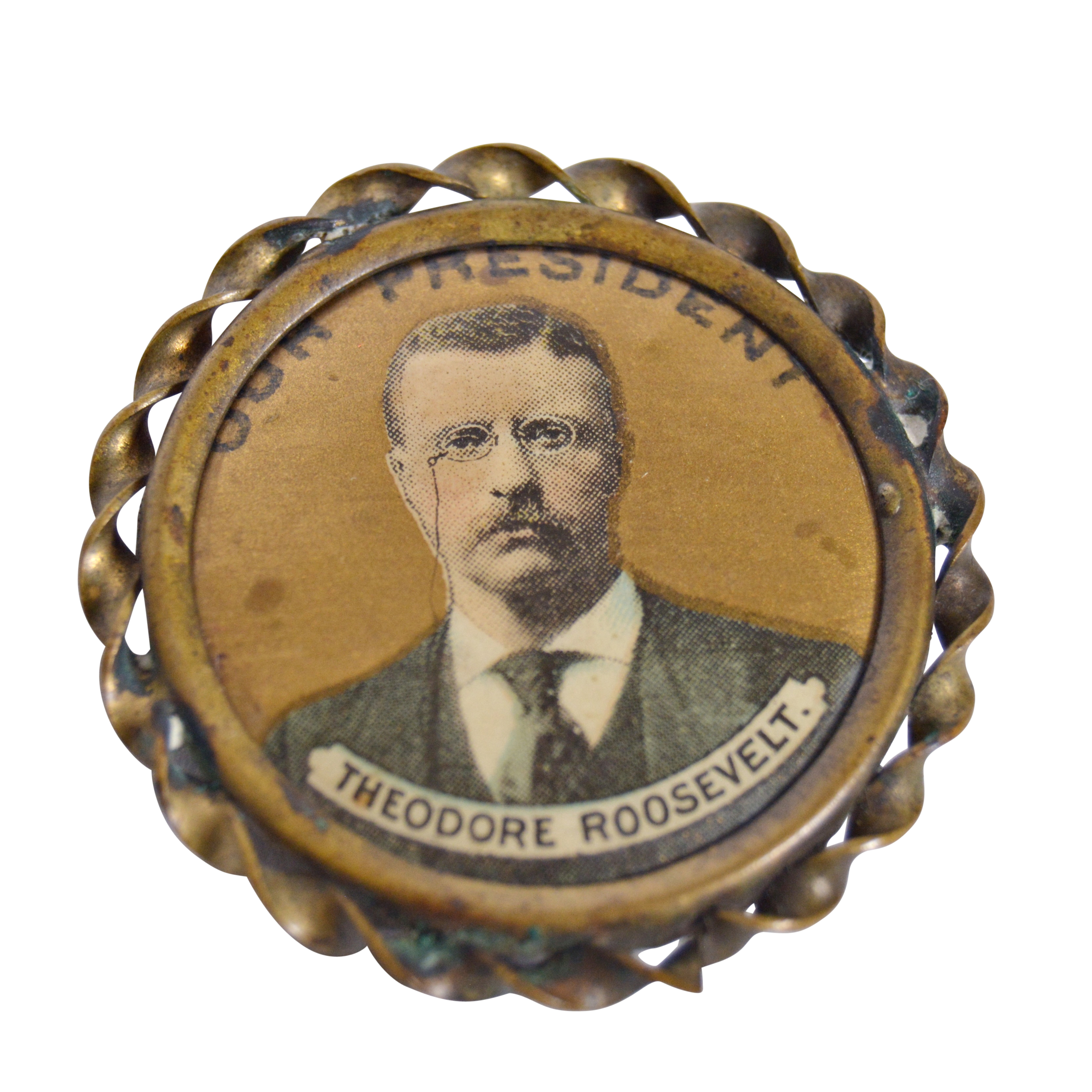 Theodore Roosevelt Campaign Pin
