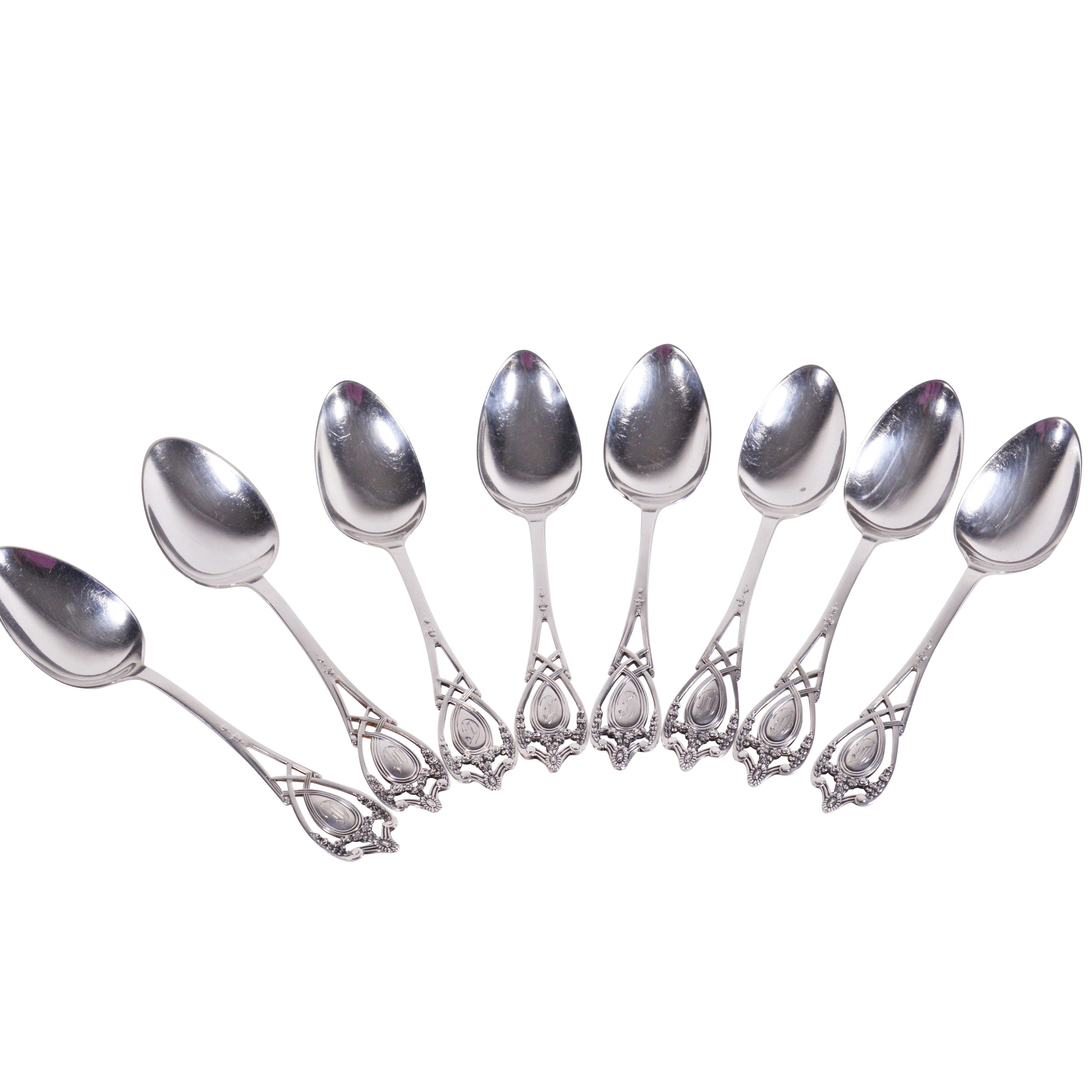 Rogers, Lunt & Bowlen "Monticello" Sterling Silver Spoons