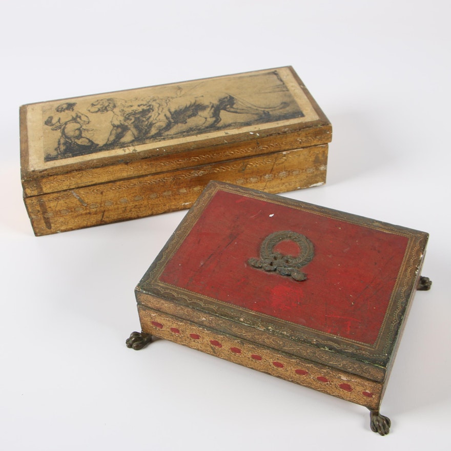 Florentia Italian Decorative Wooden Boxes