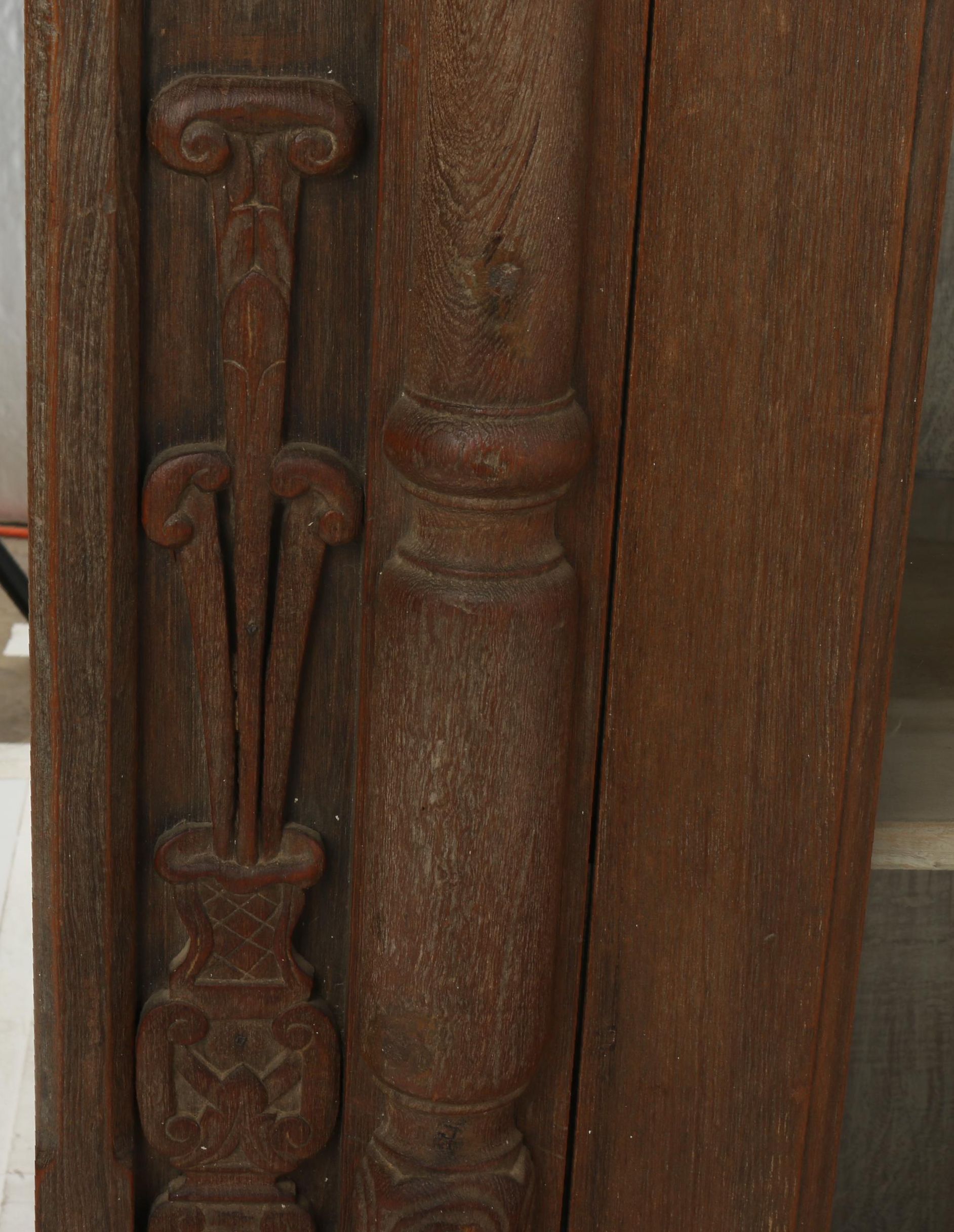 Aesthetic Movement Oak Bookcase with Inset Tiles, Late 19th Century