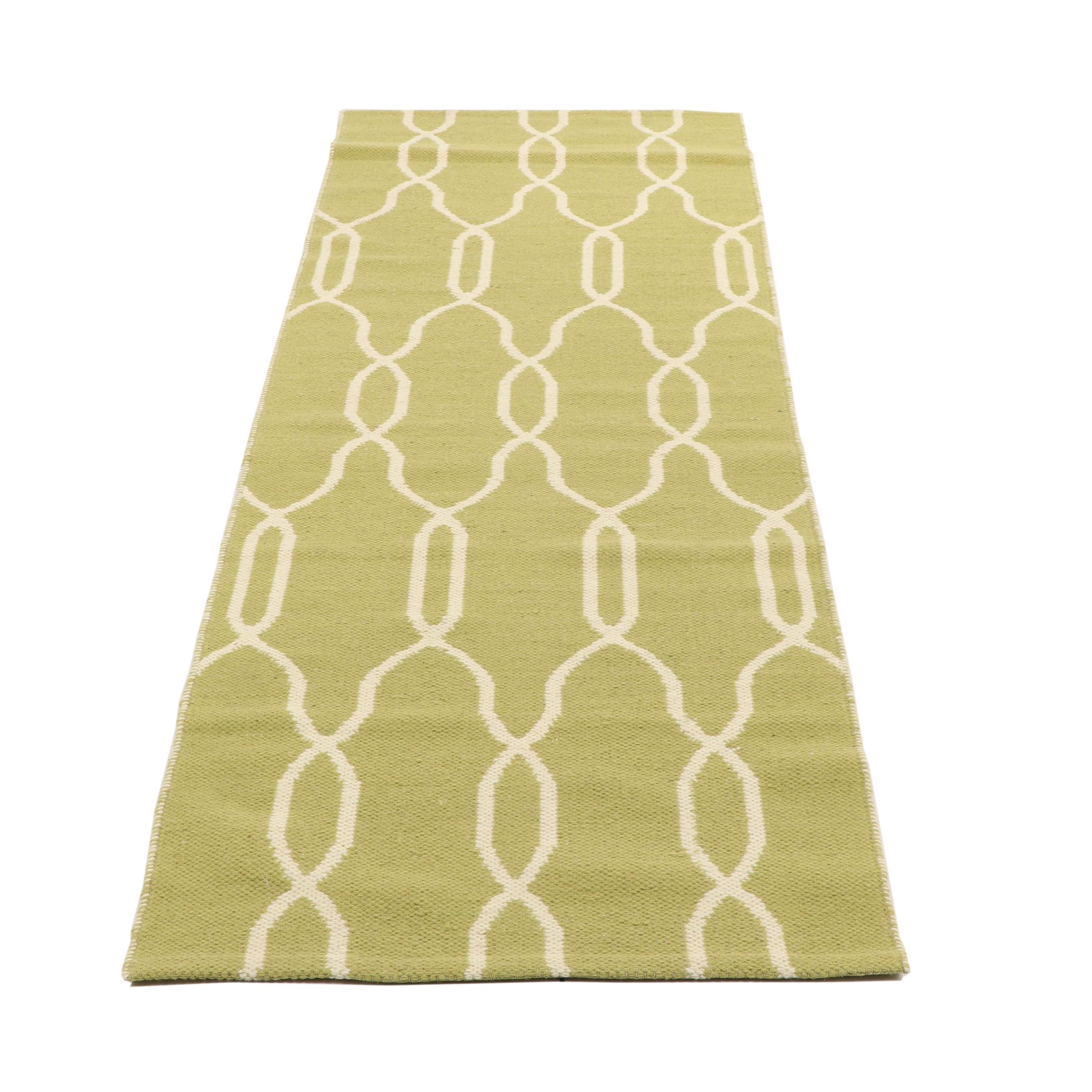 Handwoven Indian Surya "Juniper" Wool Runner