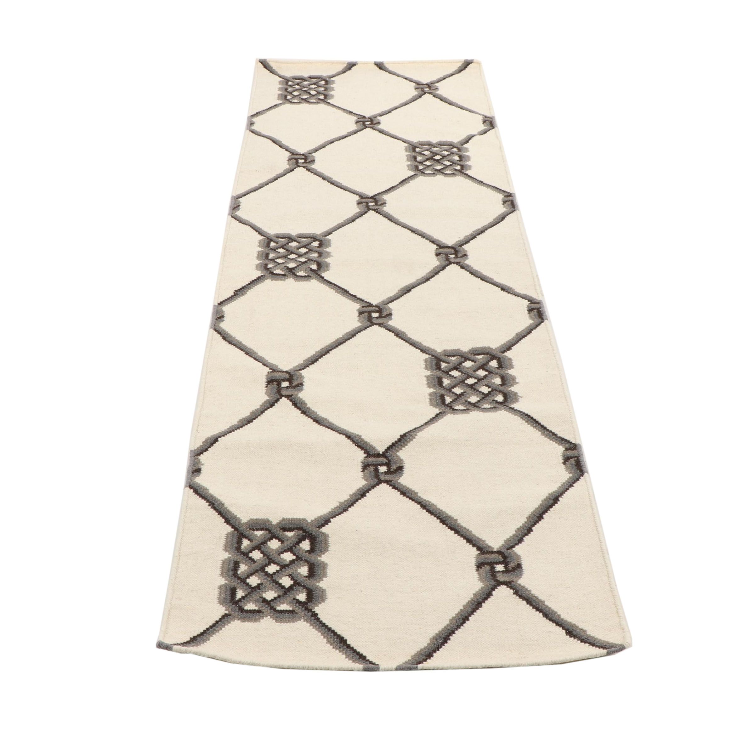 Handwoven Indian Surya "Frontier" Wool Runner