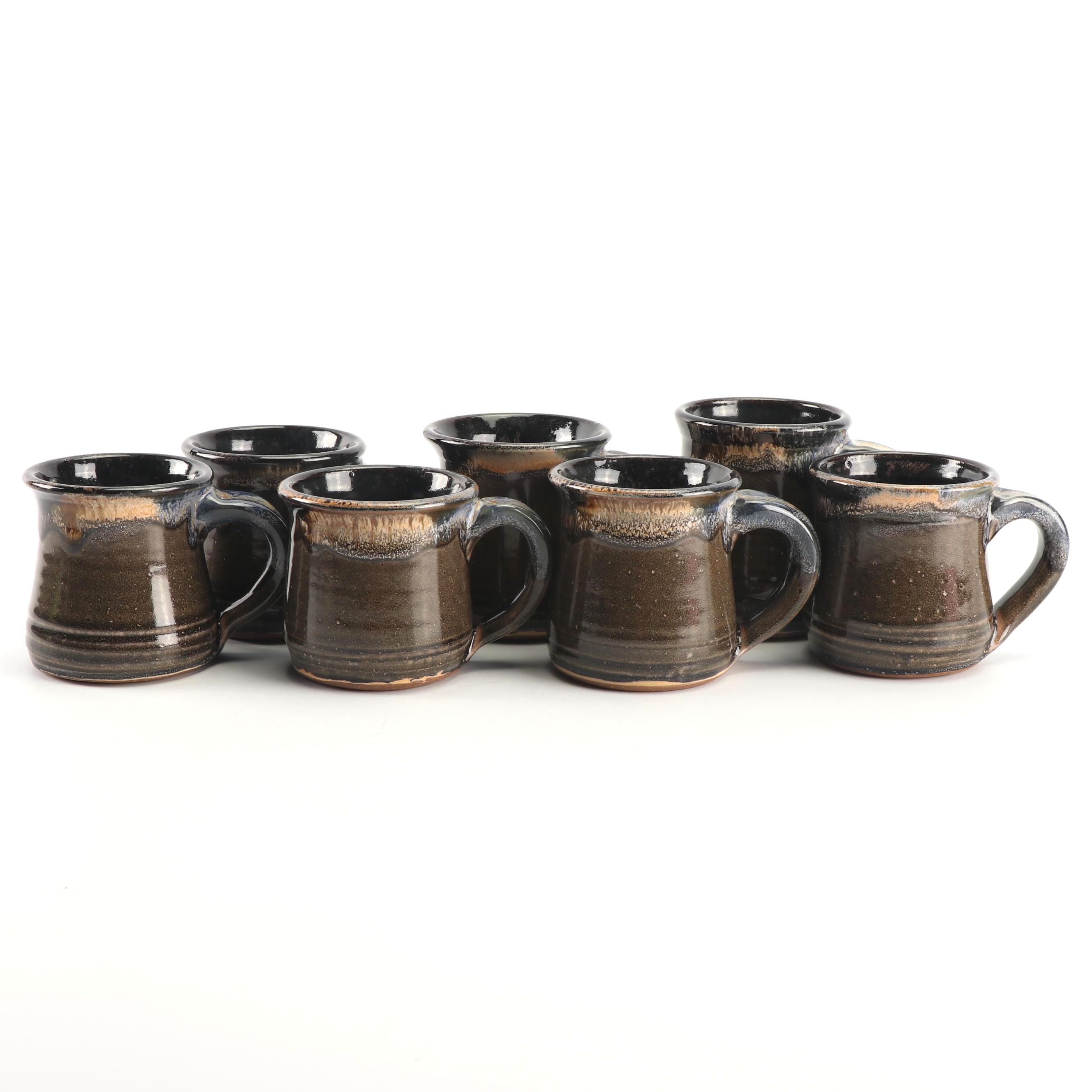 Mary Weber Wheel Thrown Stoneware Mugs