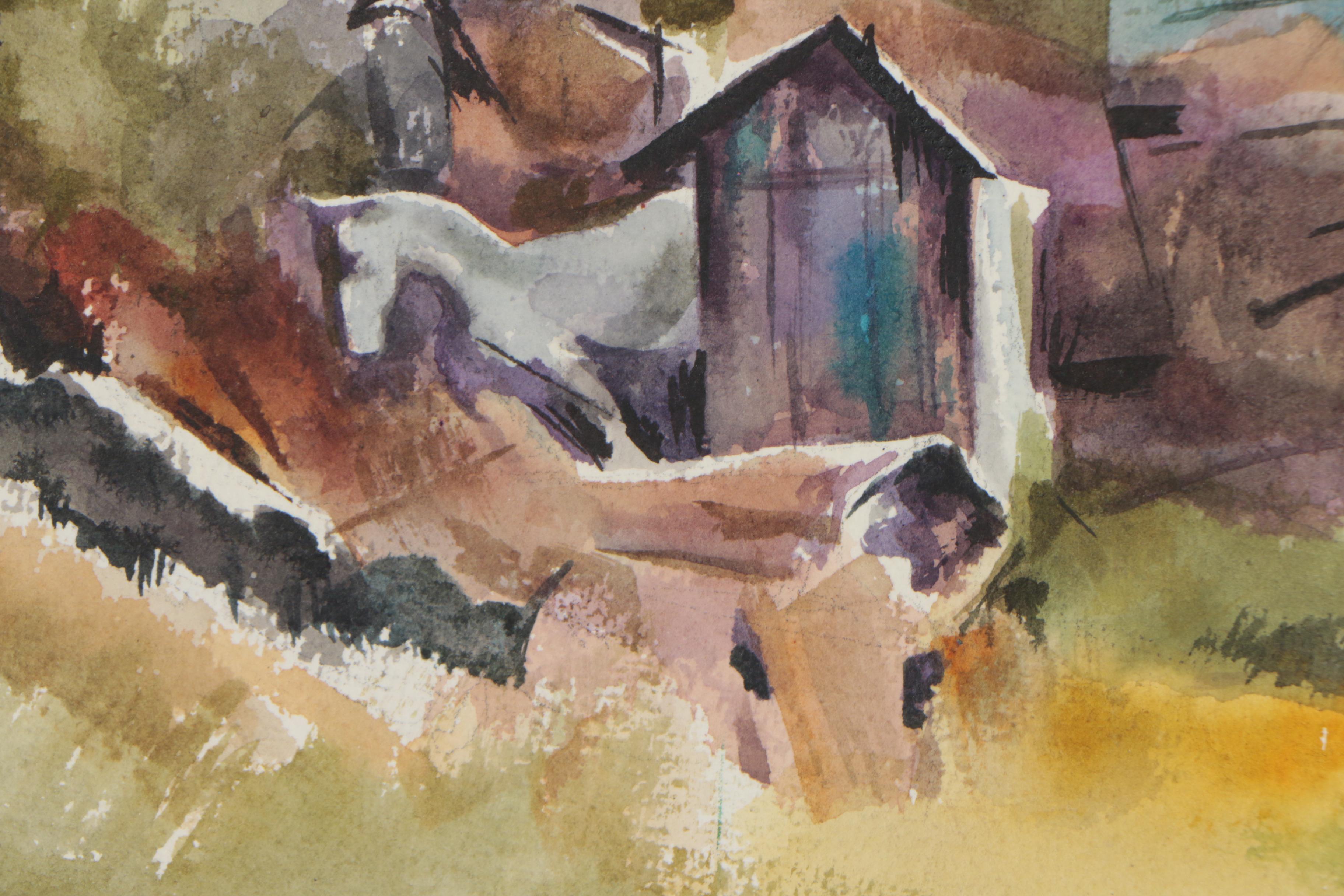 Cathal O'Toole Watercolor Paintings