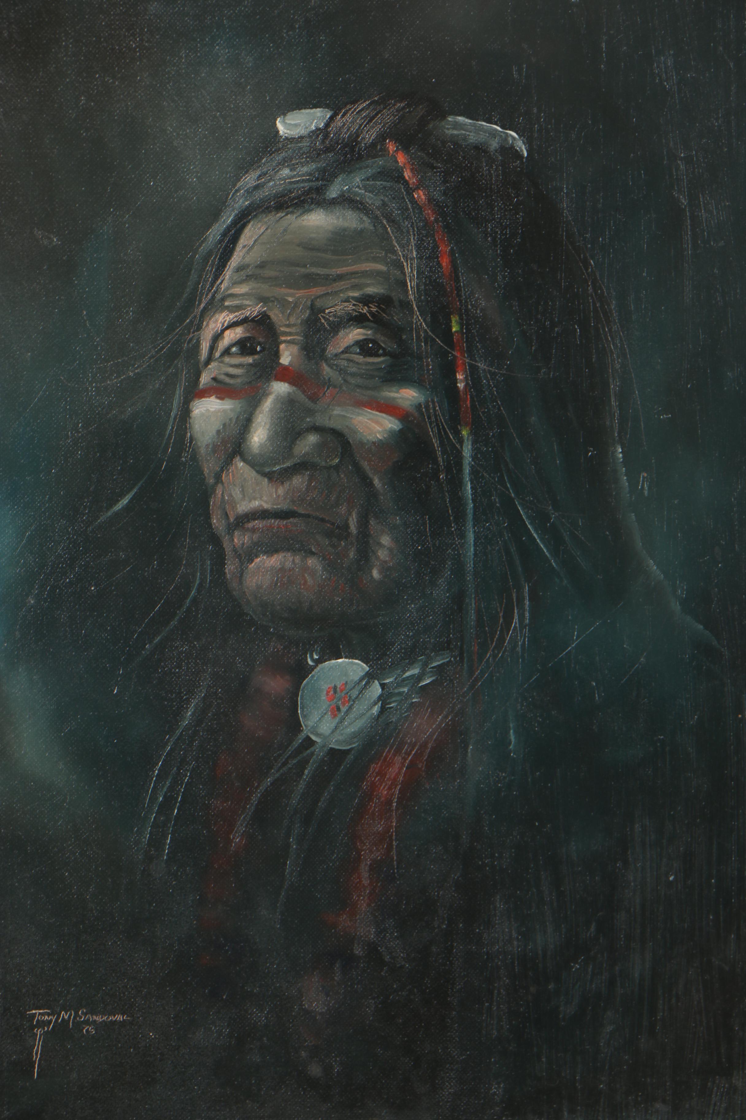 Tony M. Sandoval Oil Painting