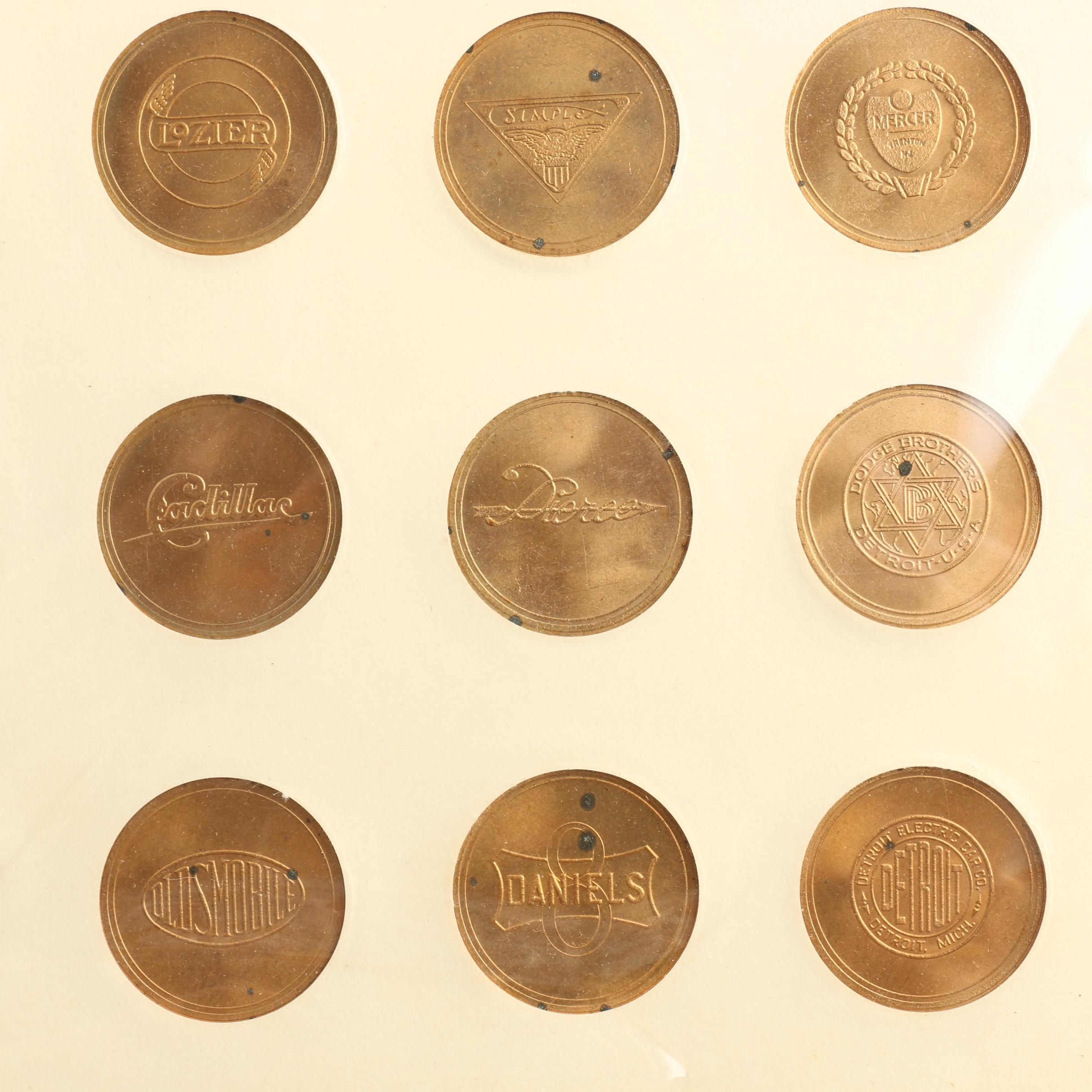 "Antique Car Coin Collection" Franklin Mint Coin Set