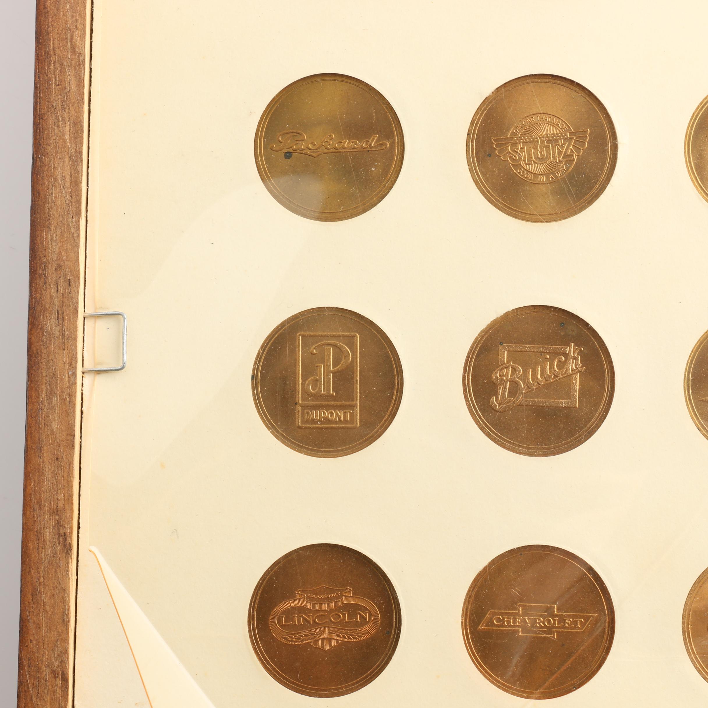 "Antique Car Coin Collection" Franklin Mint Coin Set
