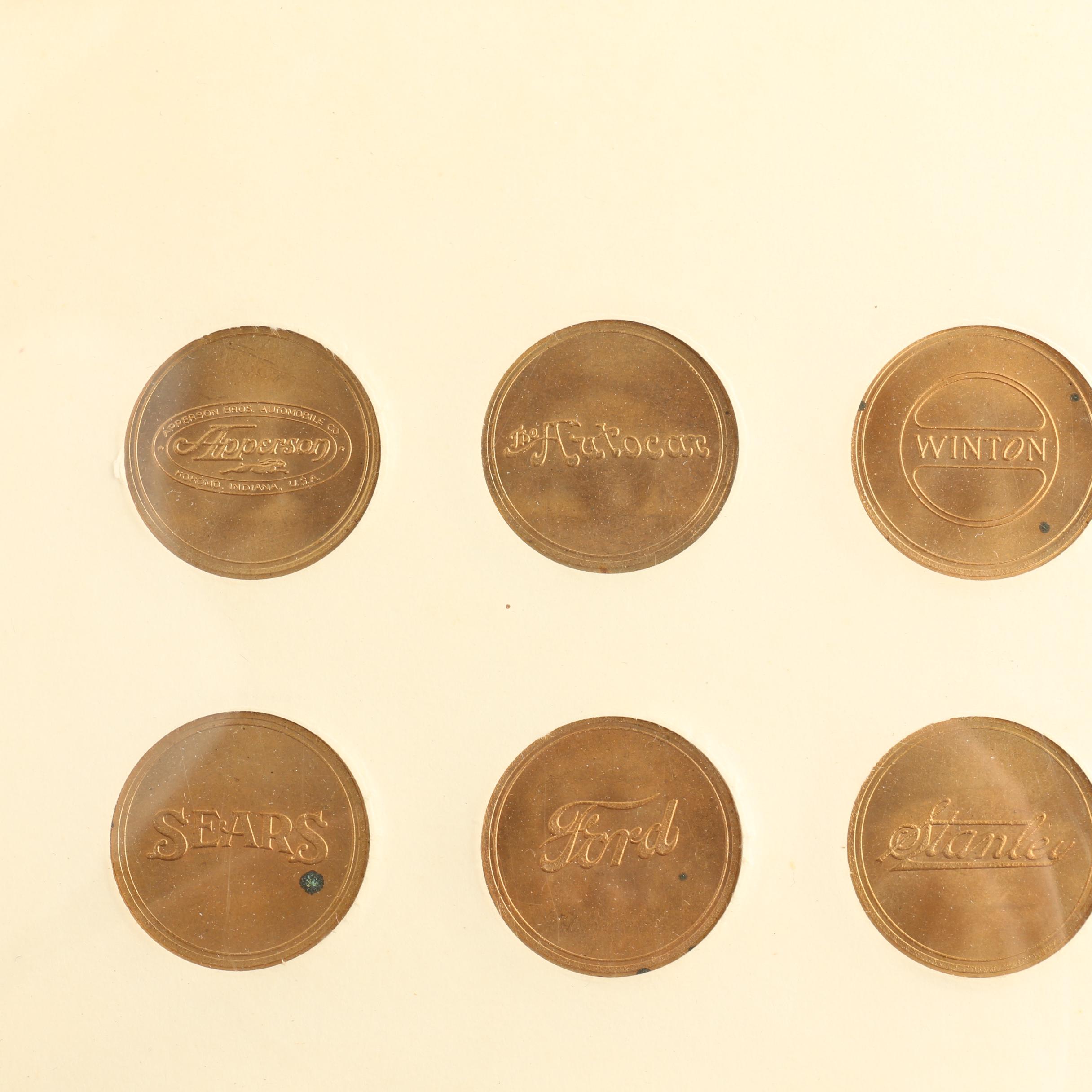 "Antique Car Coin Collection" Franklin Mint Coin Set