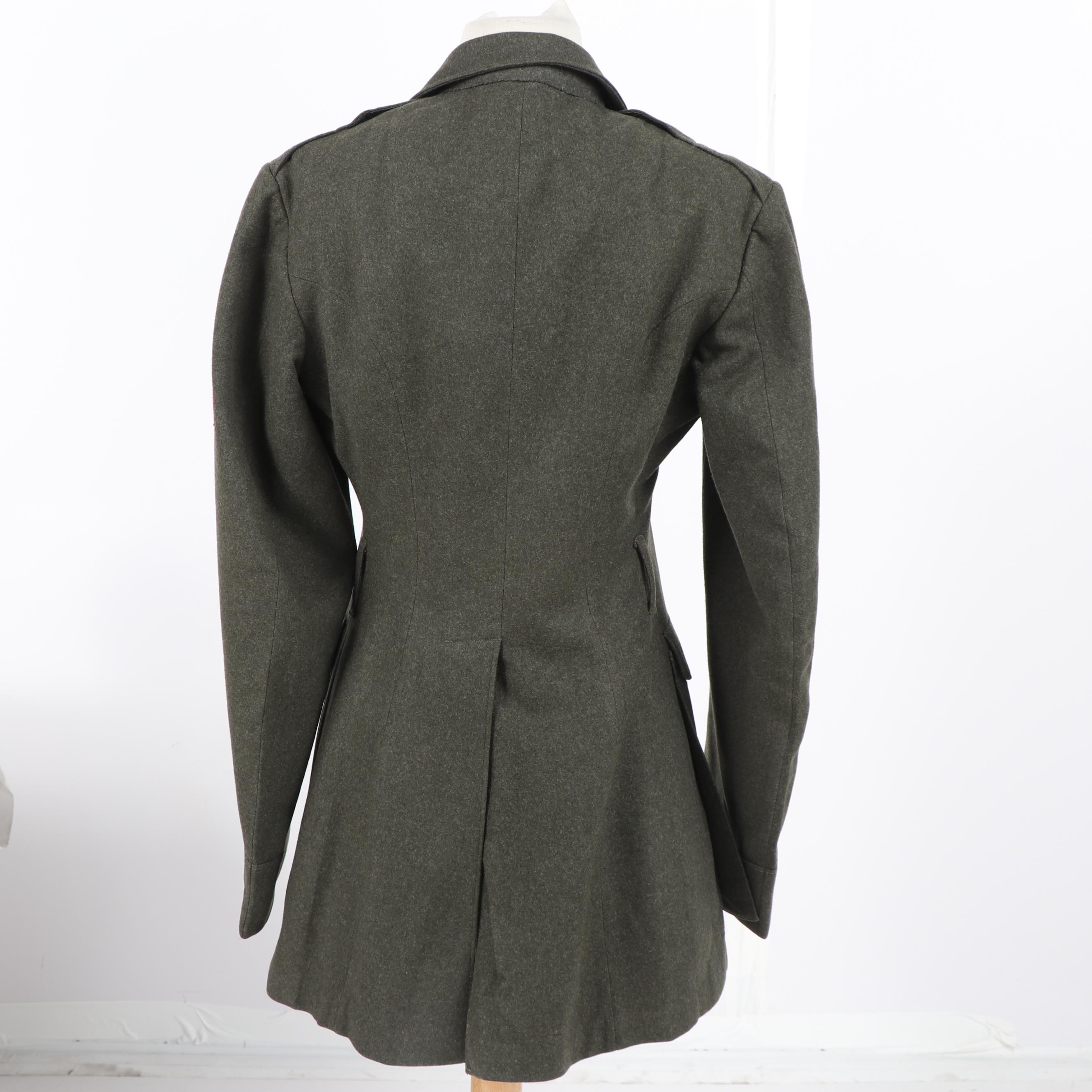 United States Marine PFC Rank Overcoat with Garrison Cap and Belt Buckle