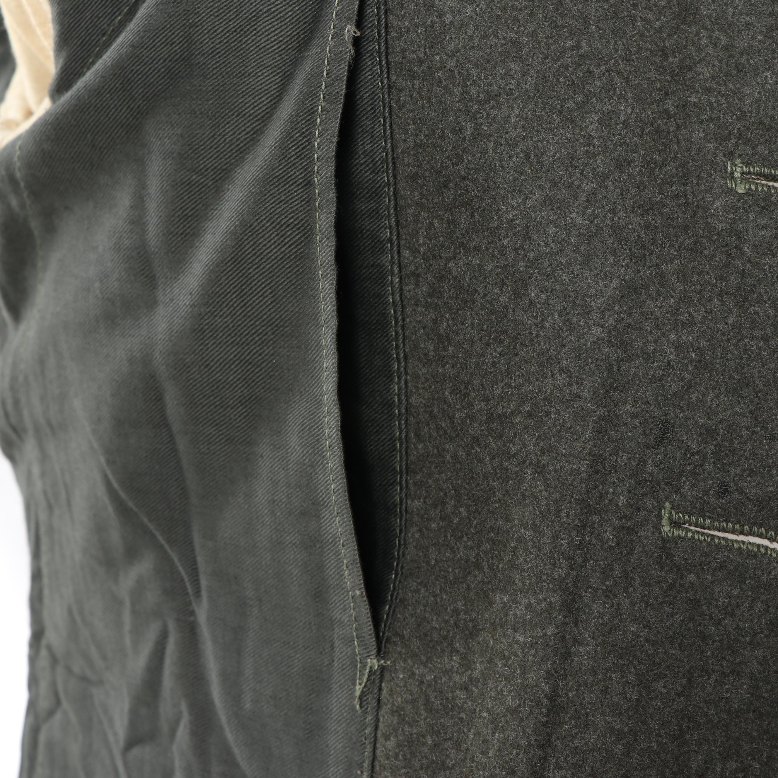 United States Marine PFC Rank Overcoat with Garrison Cap and Belt Buckle