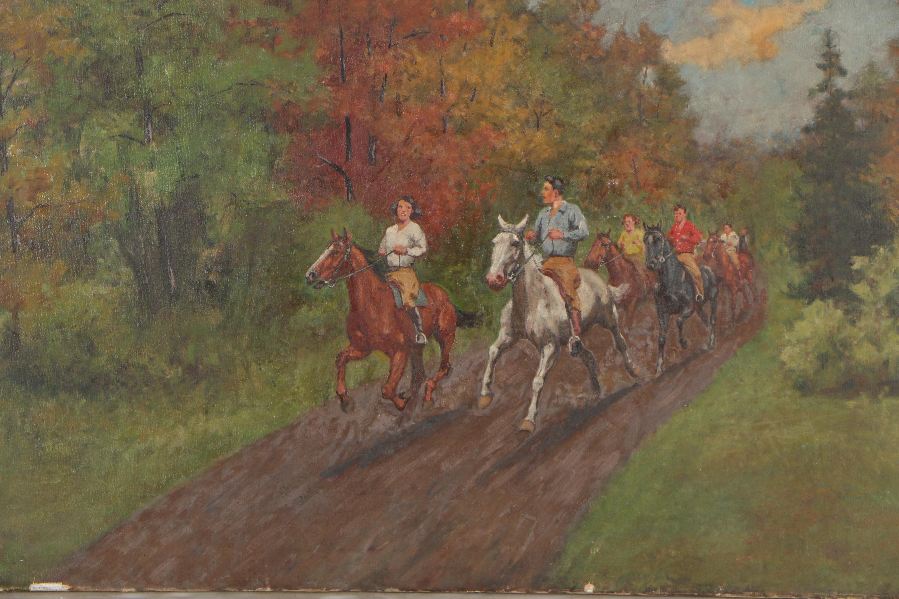 Paul Herzel Oil Painting