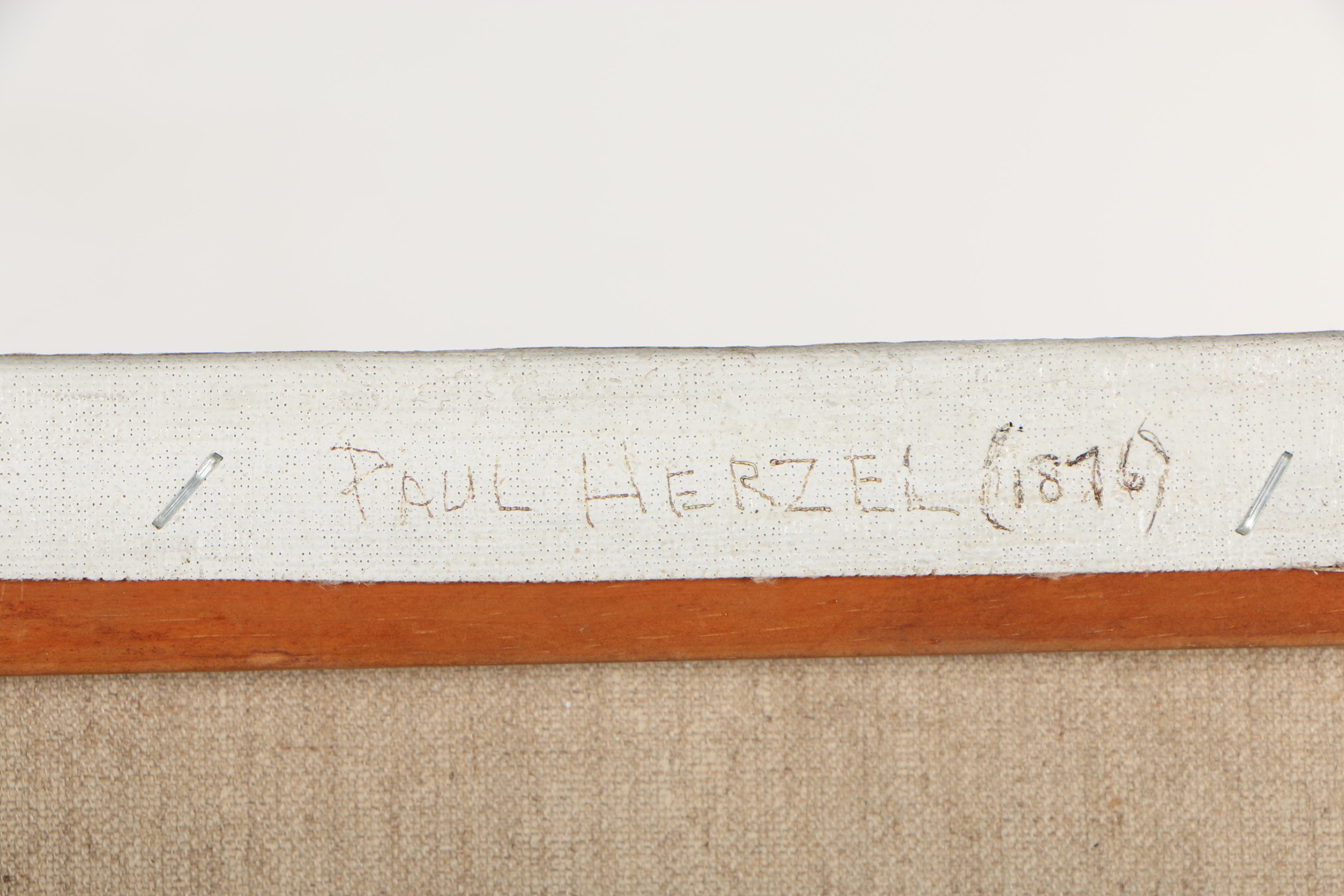 Paul Herzel Oil Painting