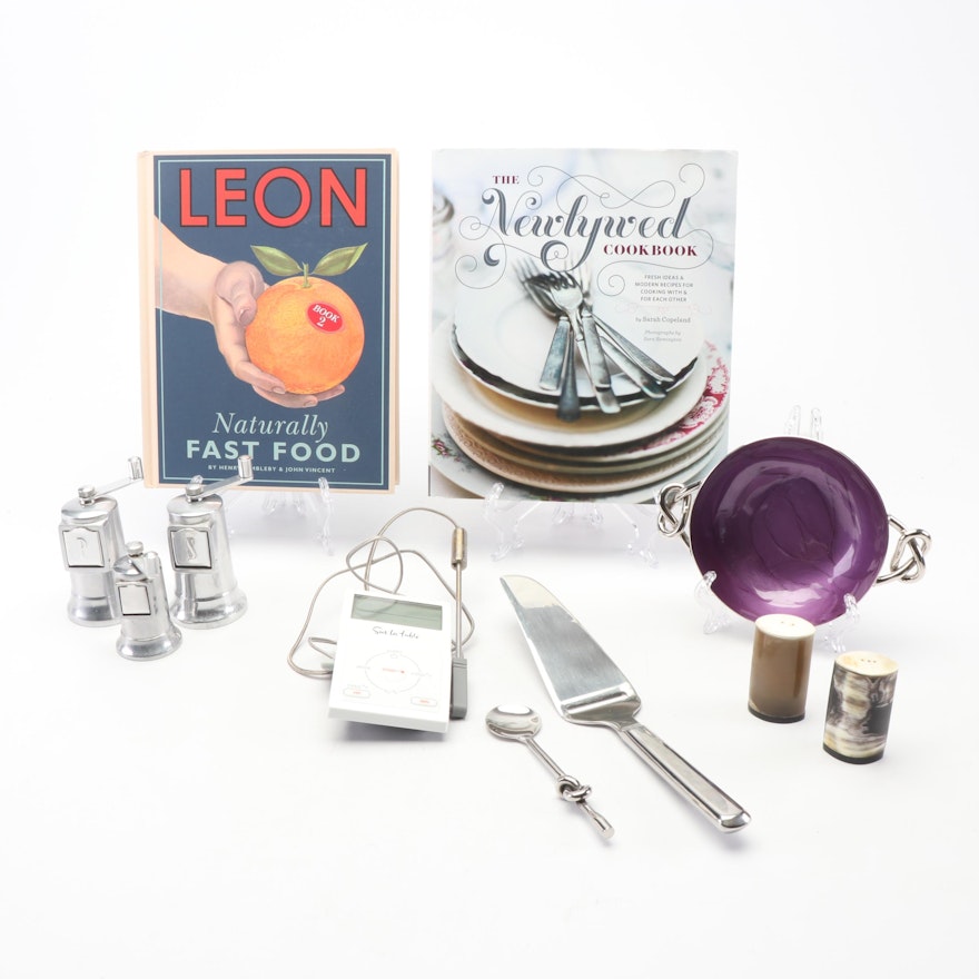 Perfex Salt and Pepper Mills, Inspired Generations Tableware, Cookbooks and More