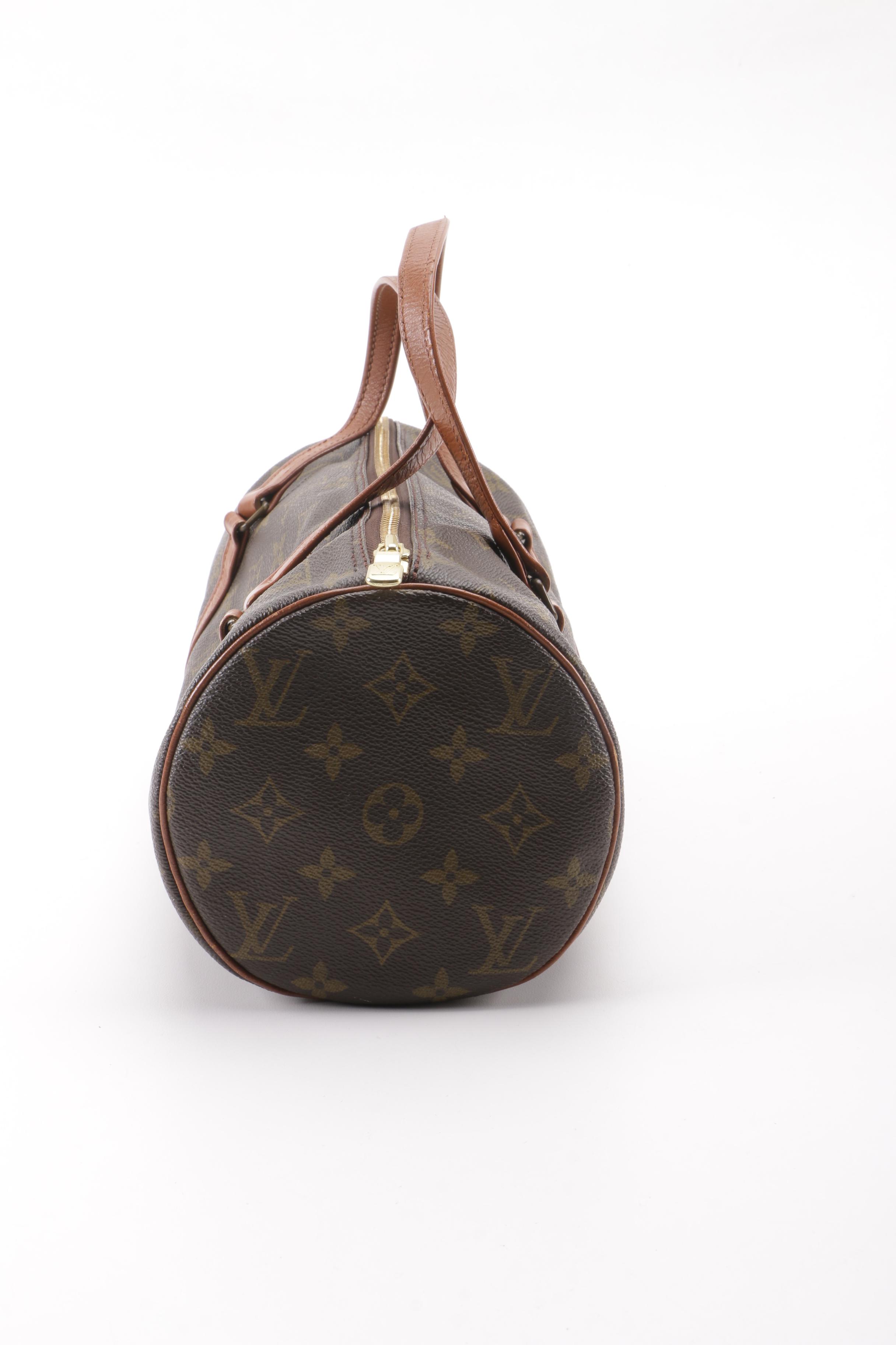 1982 Vintage Louis Vuitton Paris Papillon 30 Monogram Canvas Barrel Bag