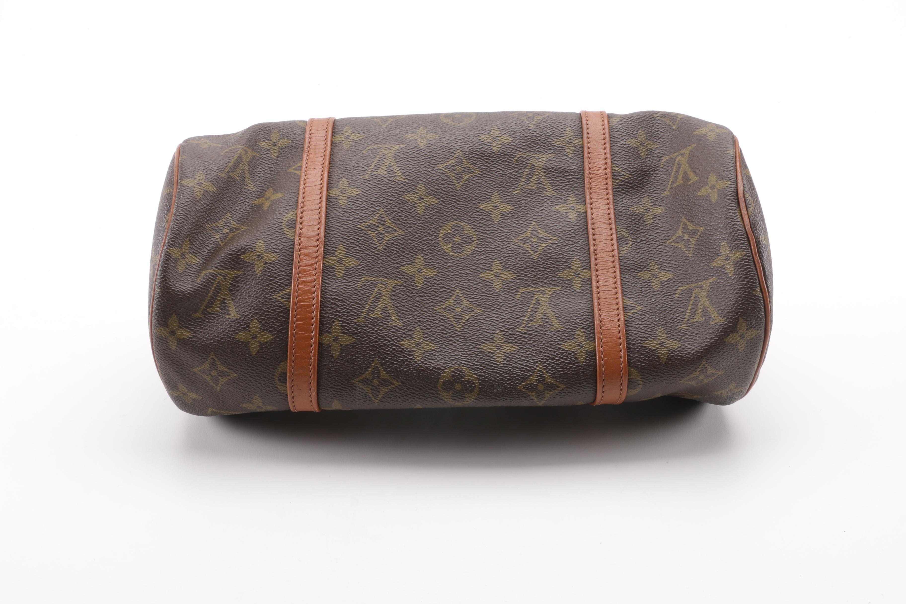 1982 Vintage Louis Vuitton Paris Papillon 30 Monogram Canvas Barrel Bag