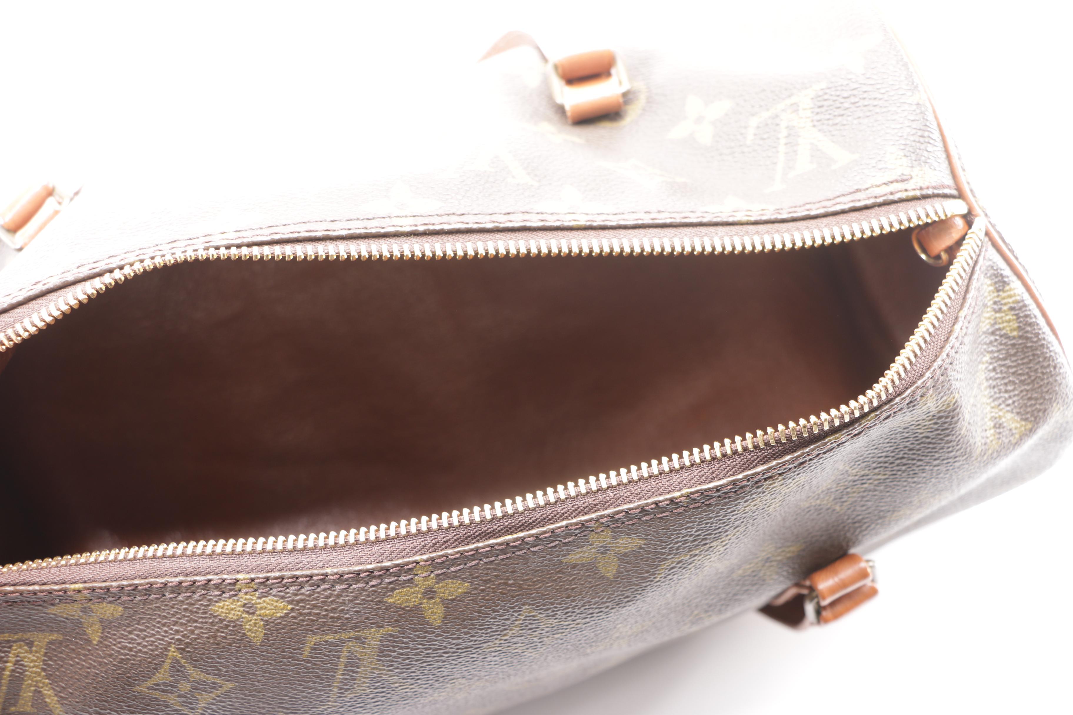 1982 Vintage Louis Vuitton Paris Papillon 30 Monogram Canvas Barrel Bag