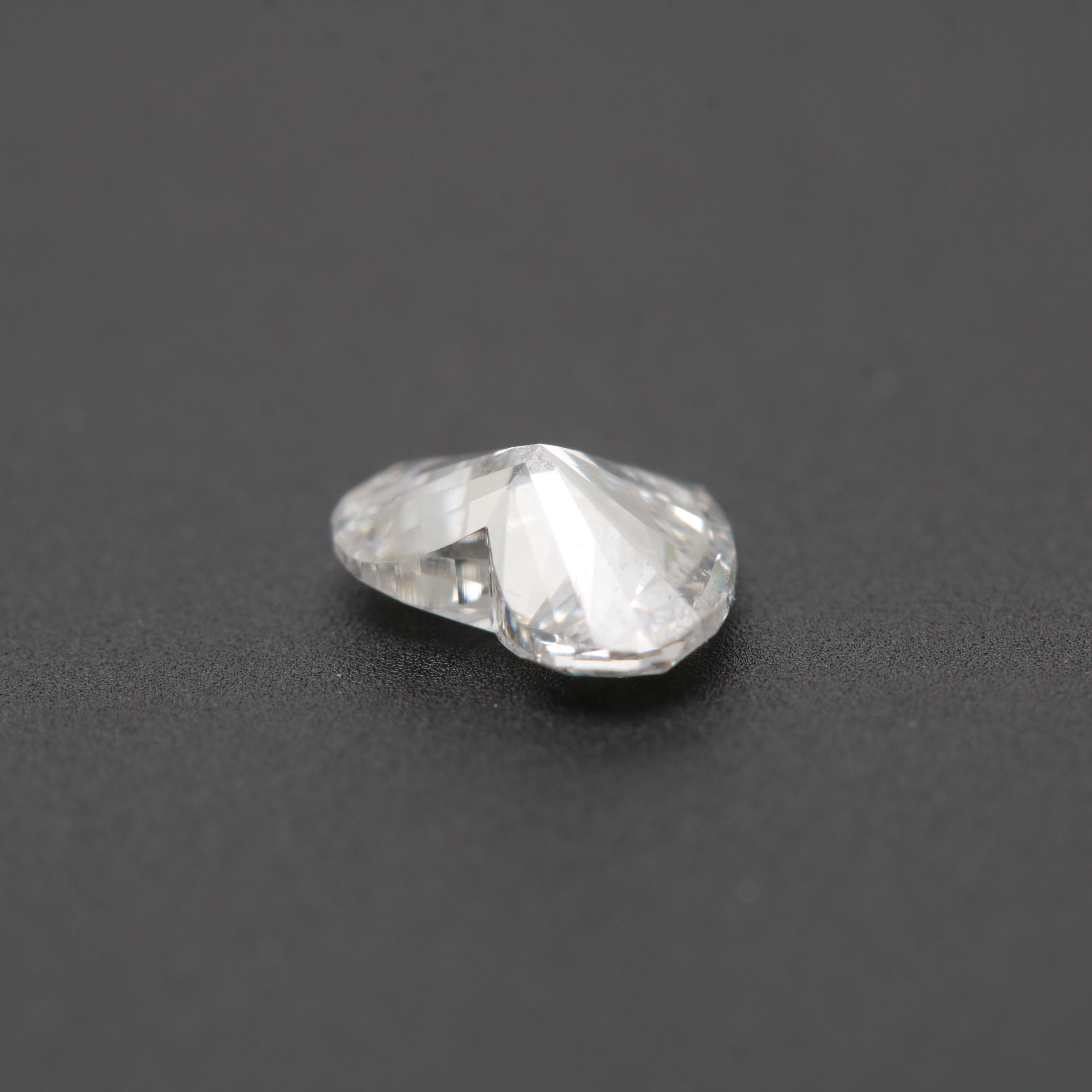 0.54 CT Loose Heart Shaped Diamond